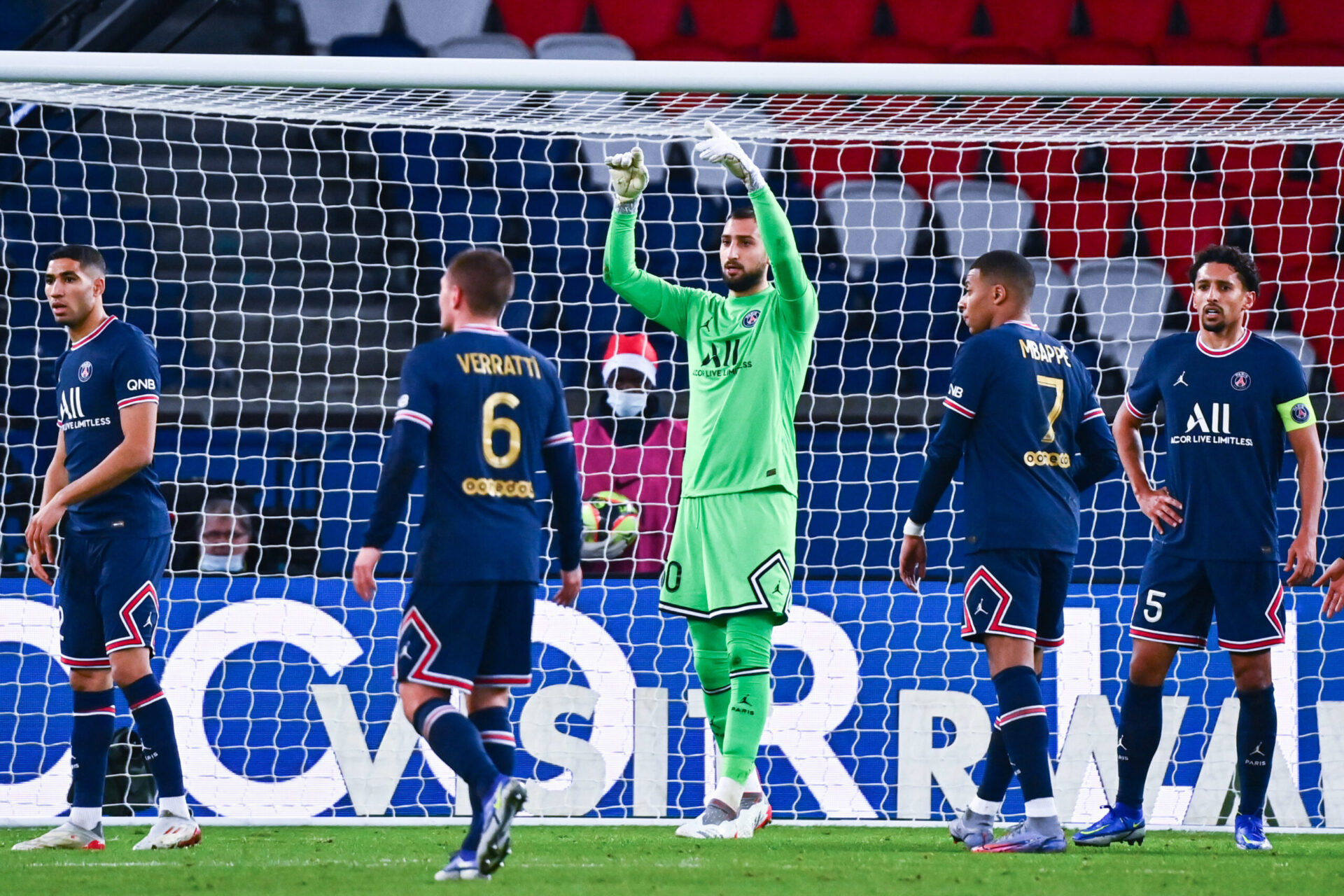 Donnarumma &eacute;tait ravi de la large victoire du PSG &agrave; Lille dimanche dernier (1-5).