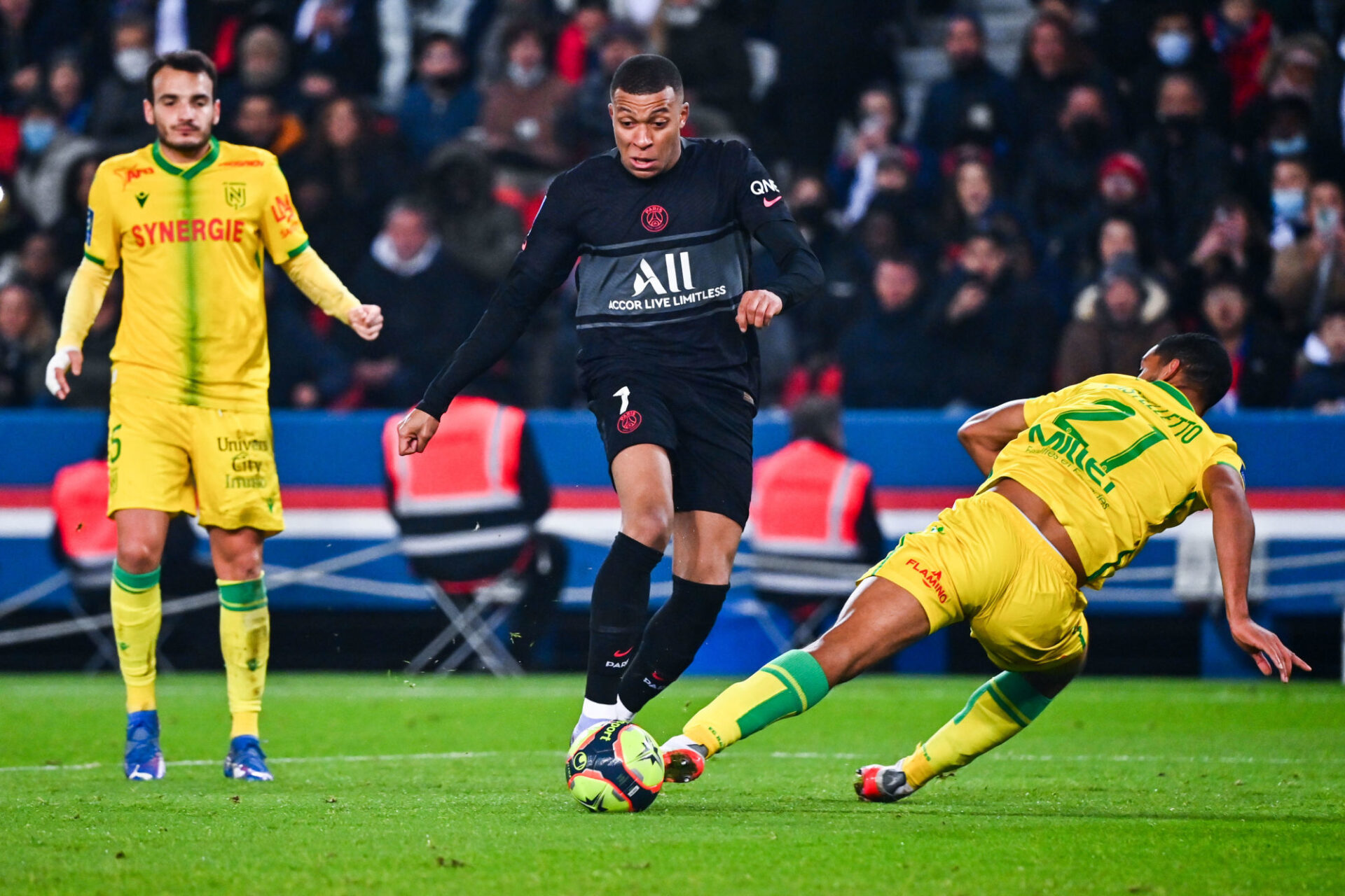 Avec Kylian Mbapp&eacute;, le PSG affrontera Nantes ce samedi soir (iconsport)