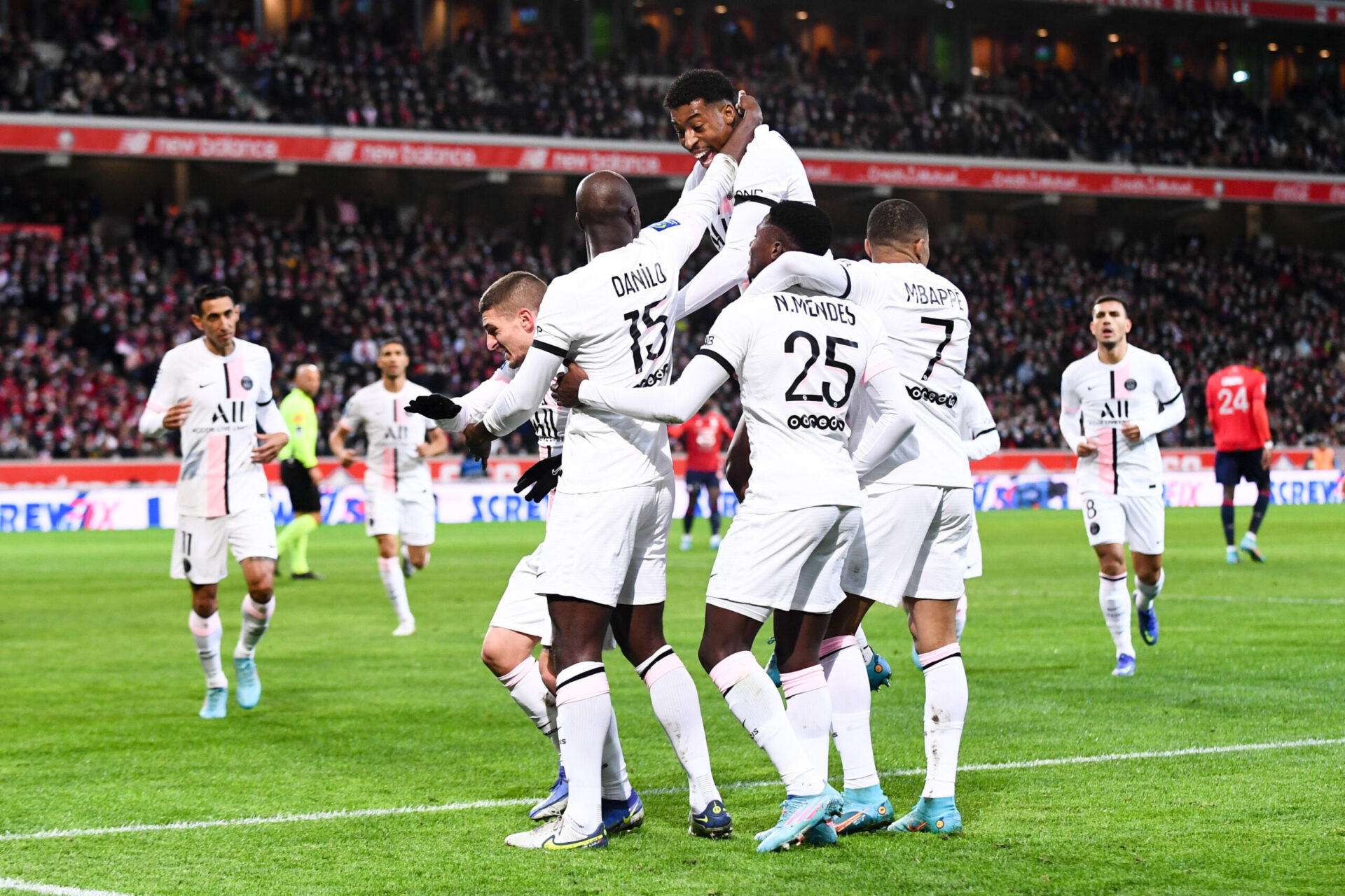 Le PSG s'est balad&eacute; sur la pelouse du LOSC (iconsport)
