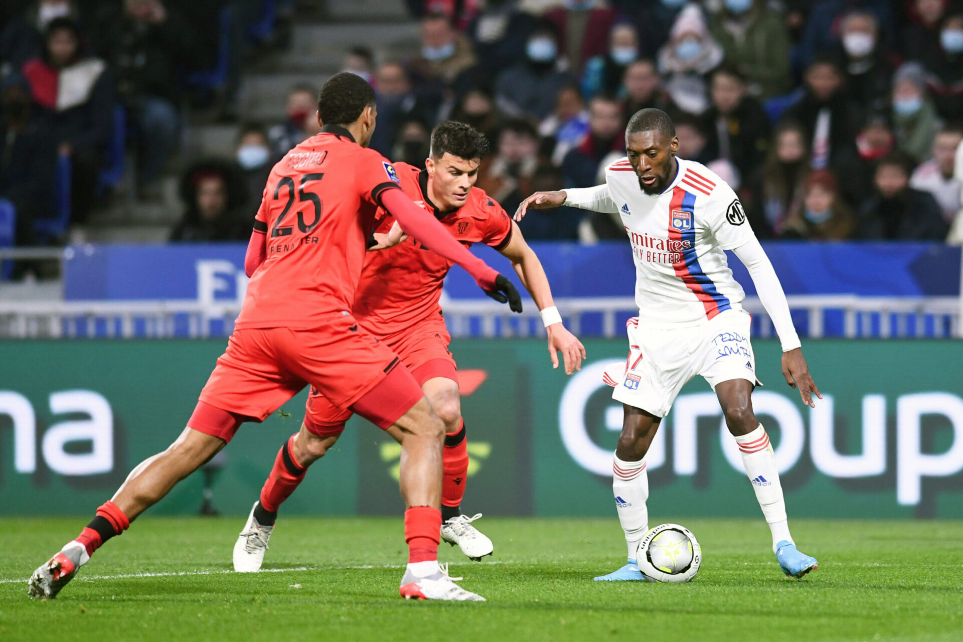 Toko Ekambi a inscrit le second but de Lyon ce soir / Icon sport