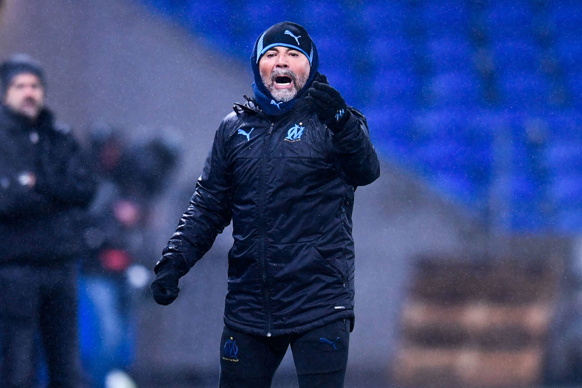 Jorge Sampaoli s'est montr&eacute; d&eacute;&ccedil;u de la prestation de ses joueurs. (Icon Sport)