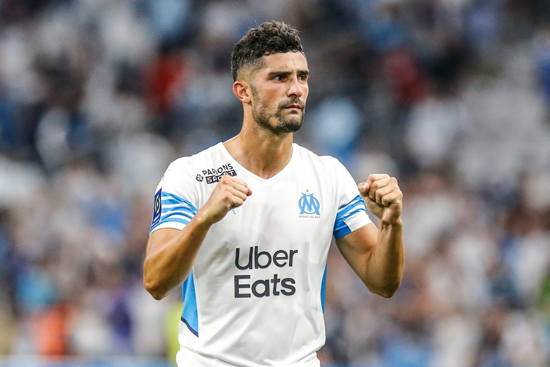 Alvaro Gonzalez sous le maillot de l'OM (iconsport)