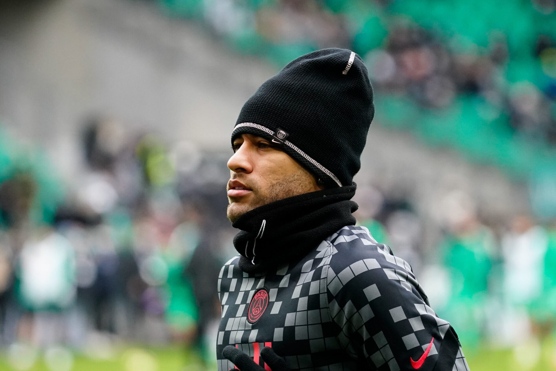 Neymar garde un mauvais souvenir de son d&eacute;placement &agrave; Saint-Etienne, mais sa blessure semble derri&egrave;re lui (Icon Sport)