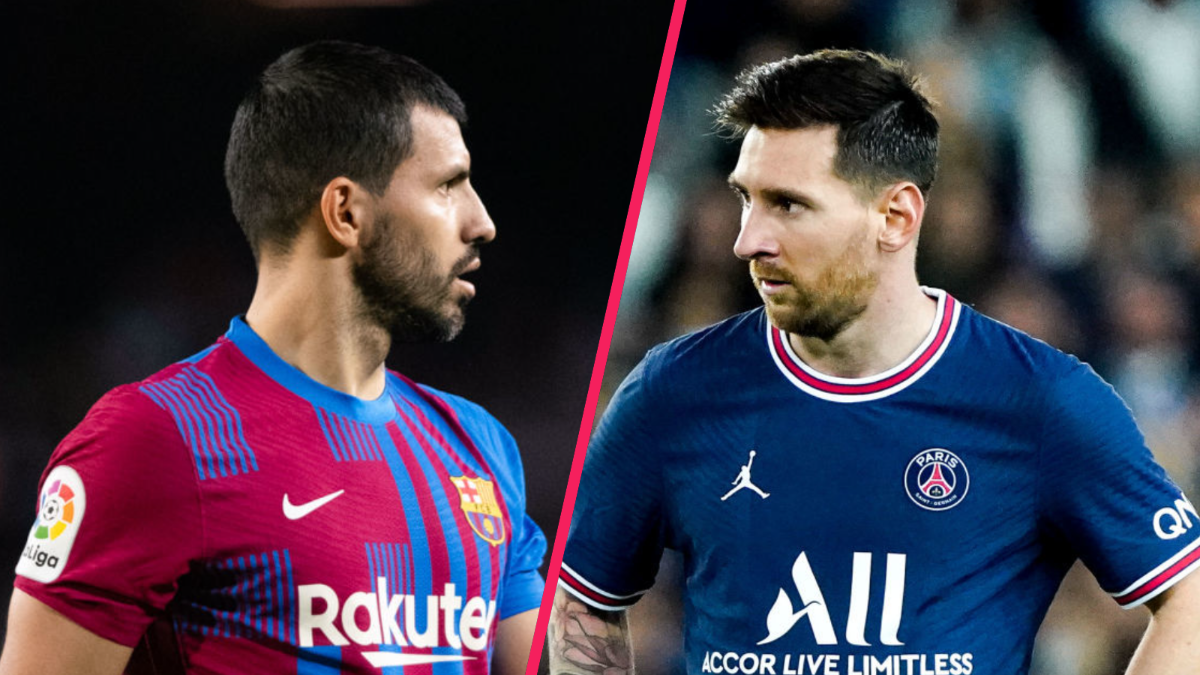Agüero soutient Messi suite à sa performance face au Real. / Icon Sport