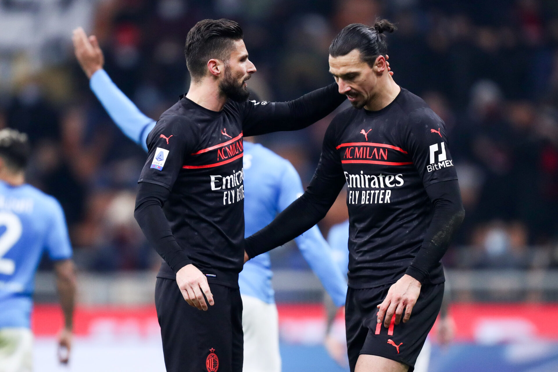 Giroud et Ibrahimović comptent chacun huit buts en Serie A cette saison (iconsport) Giroud et Ibrahimović comptent chacun huit buts en Serie A cette saison (iconsport)