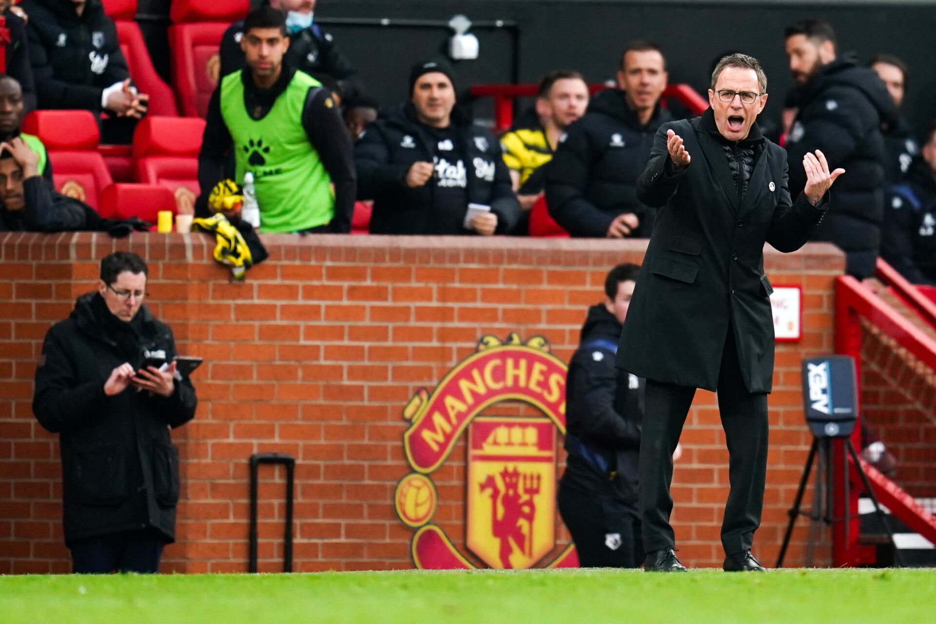 Ralf Rangnick tente actuellement d'aider MU &agrave; aller le plus loin possible en Ligue des Champions, tout en se qualifiant pour la prochaine &eacute;dition / Icon sport
