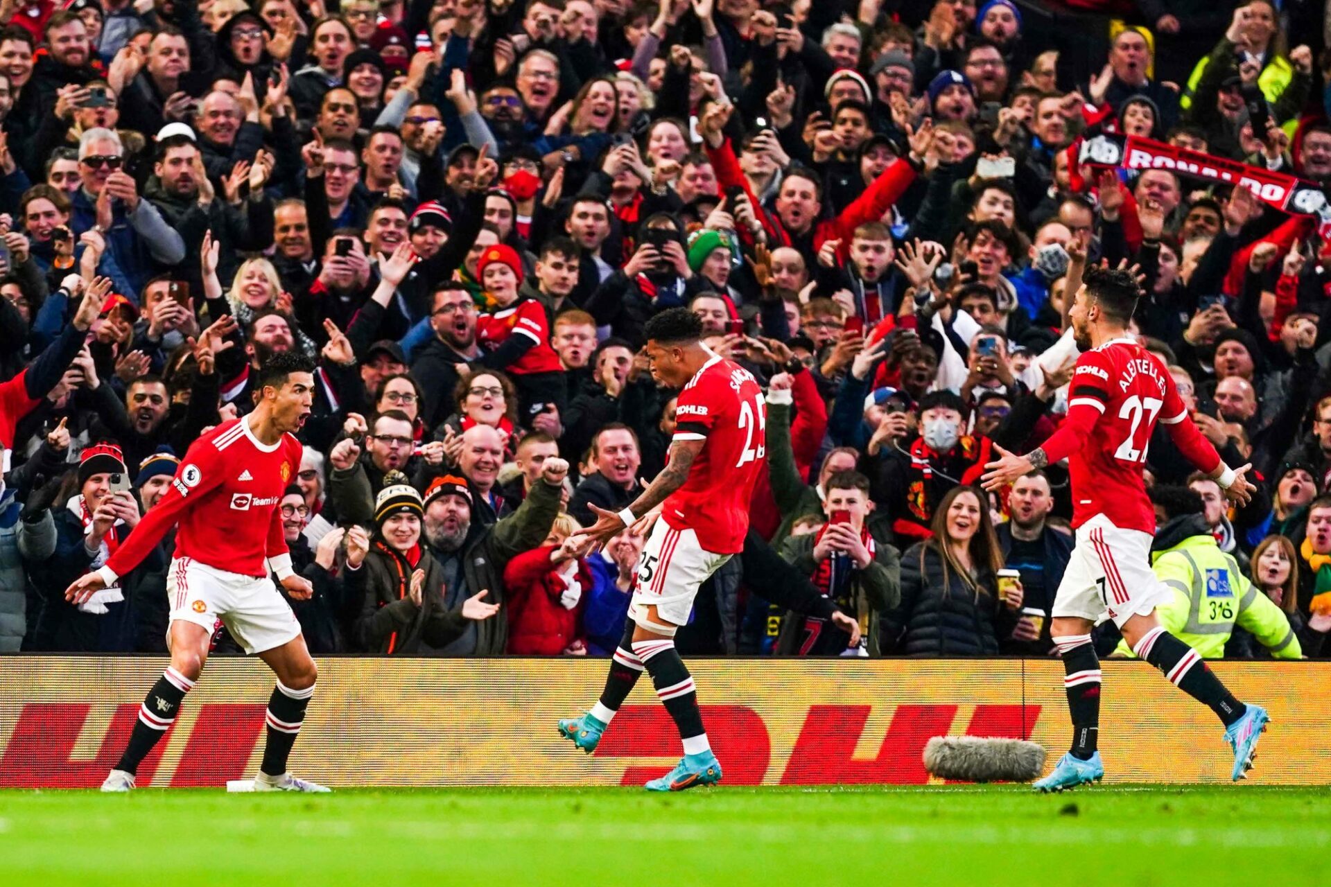 Cristiano Ronaldo veut retrouver l'ambiance des grands soirs d'Old Trafford. Icon Sport