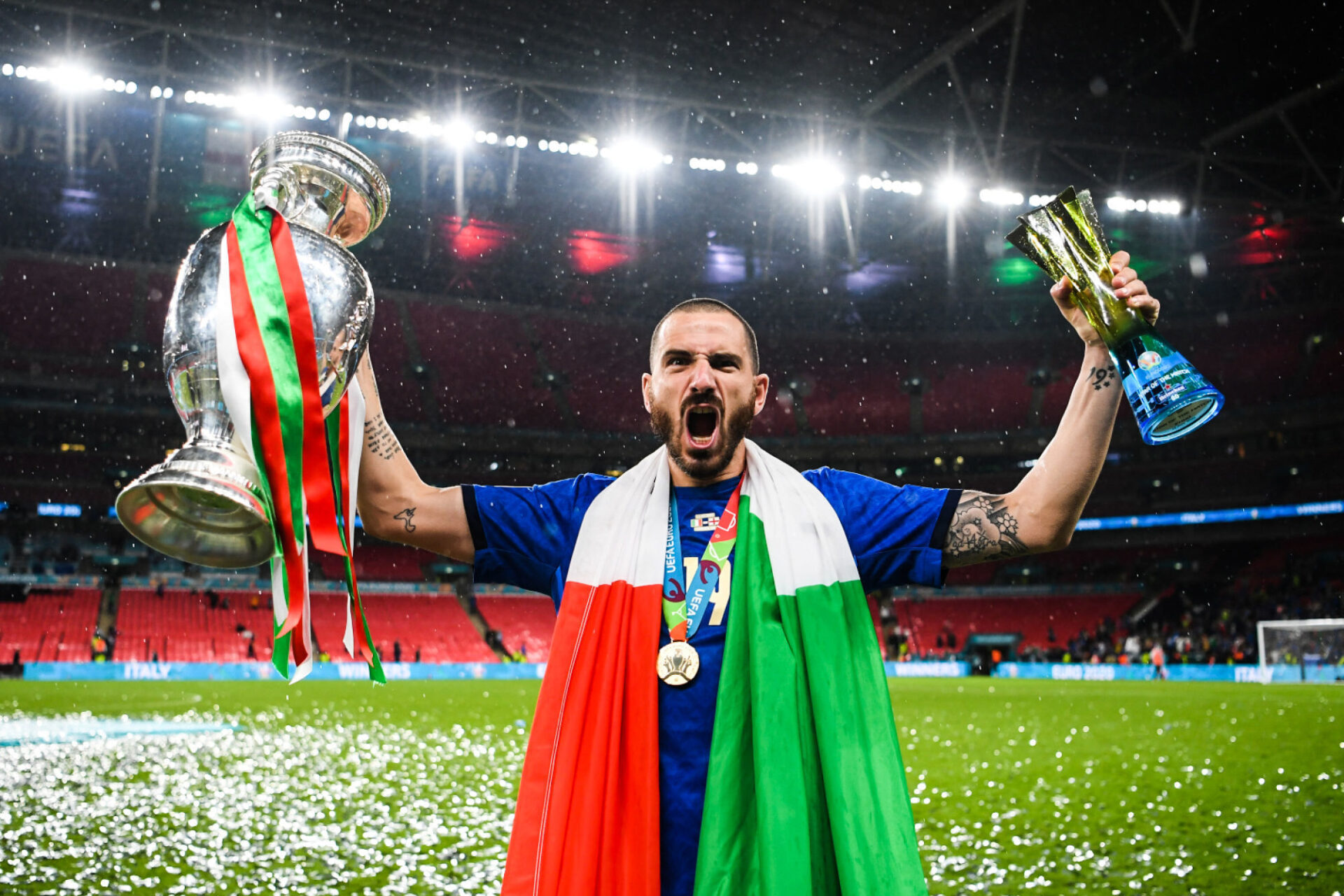 Leonardo Bonucci, champion d'Europe avec l'Italie. (Icon Sport)