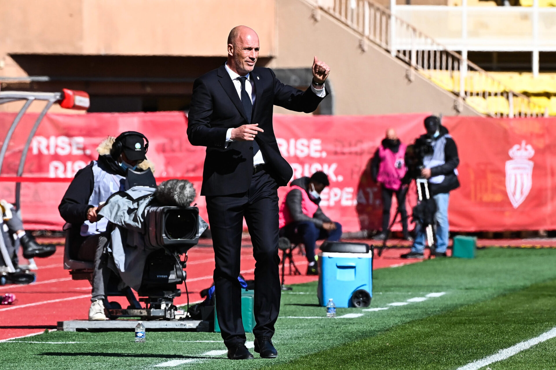 Philippe Clement a pris place sur le banc de l'AS Monaco le 3 janvier dernier / Icon sport