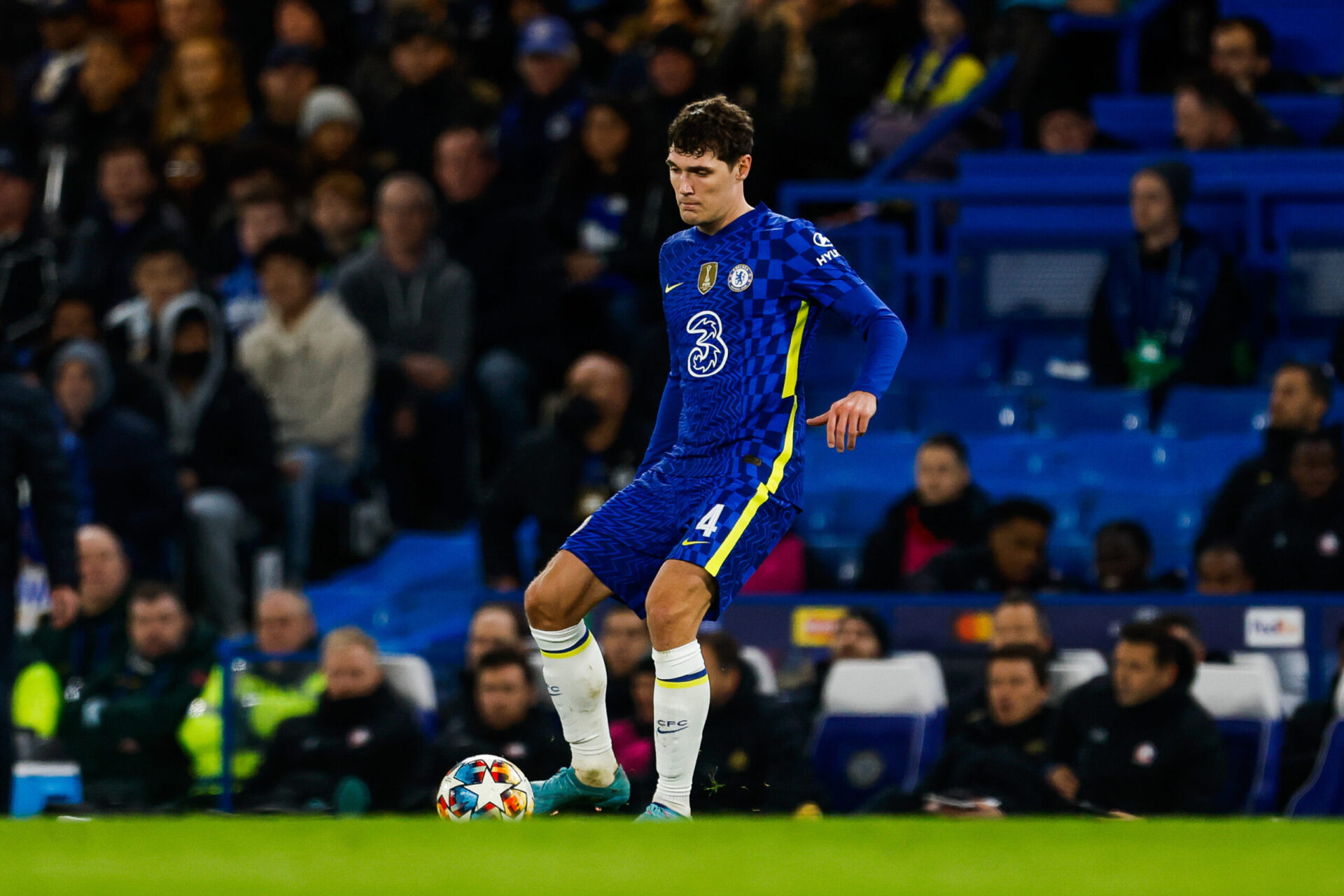 Andreas Christensen, sous les couleurs de Chelsea. Icon Sport Andreas Christensen, sous les couleurs de Chelsea. Icon Sport