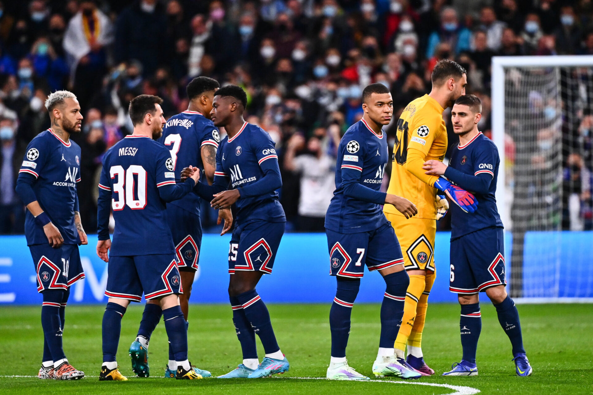 Les joueurs du PSG avaient pourtant toutes les cartes en main contre le Real Madrid. Icon Sport