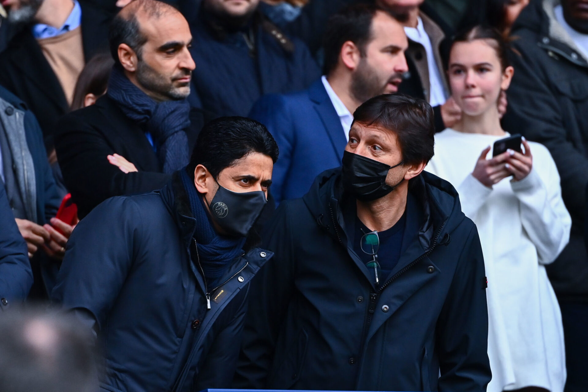 Pr&eacute;sident du PSG, Nasser Al-Khela&iuml;fi va rester au club, ce qui n'est pas forc&eacute;ment le cas de Leonardo (iconsport)