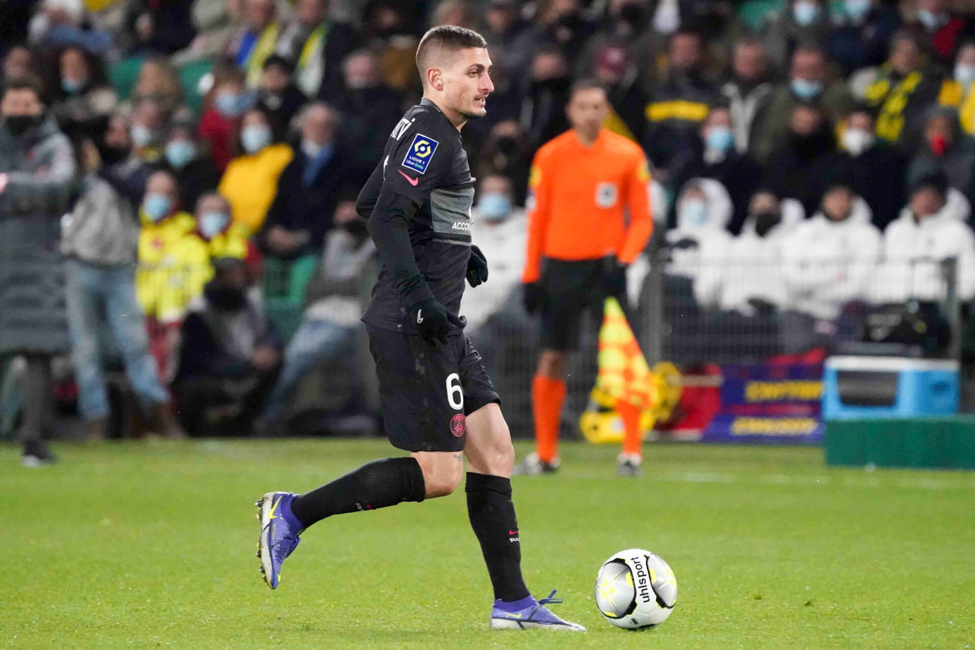 Marco Verratti revient sur ses propos contre l'arbitrage. Icon Sport Marco Verratti revient sur ses propos contre l'arbitrage. Icon Sport