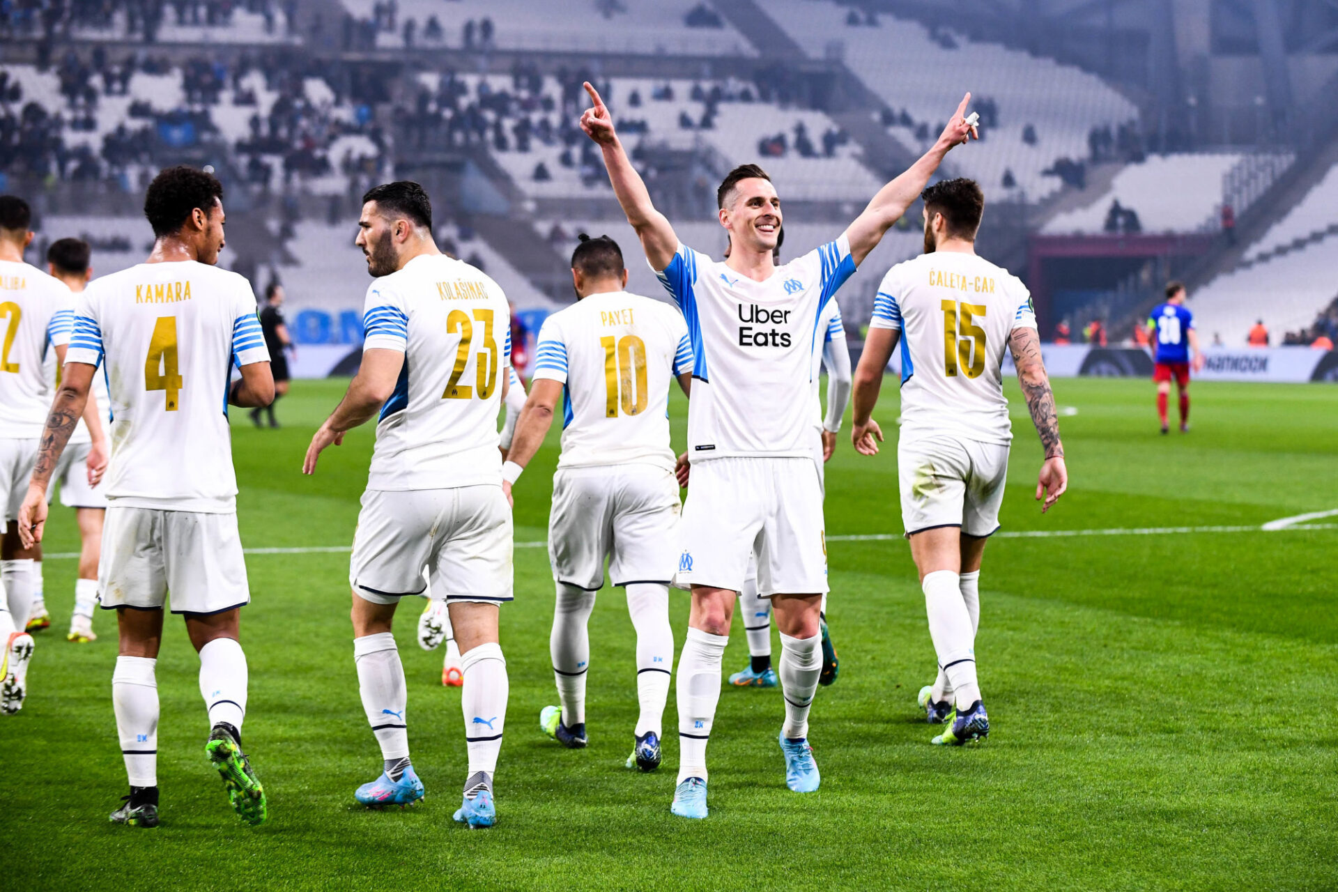 Les supporters de l'OM r&eacute;pondent pr&eacute;sent pour ce rendez-vous europ&eacute;en (iconsport)