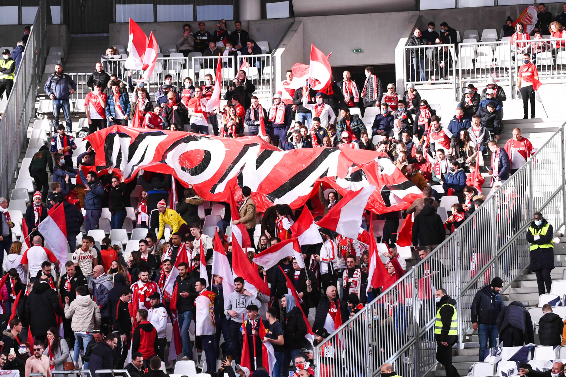 Illustration supporters AS Monaco, le club de Mamadou Coulibaly / Icon sport