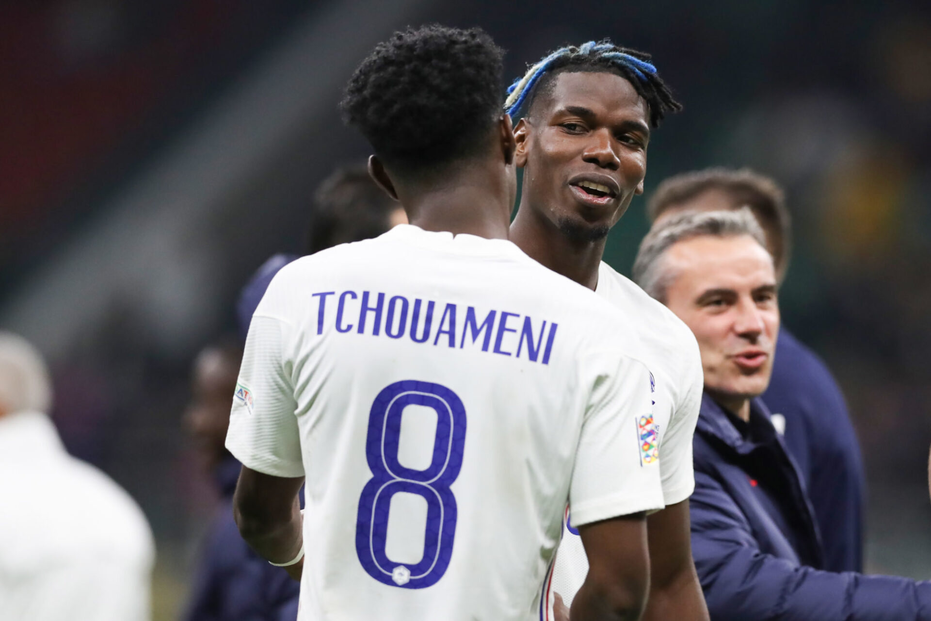 En l'absence de N'Golo Kant&eacute;, l'&eacute;quipe de France peut compter sur Tchouam&eacute;ni pour accompagner Pogba (iconsport)