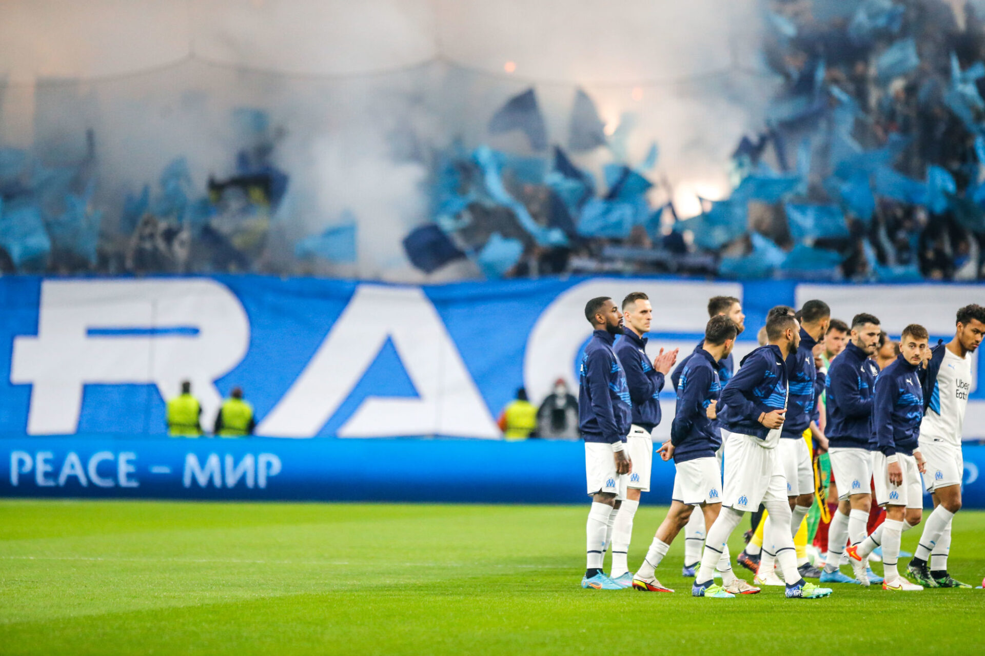 Les supporters de l'OM r&eacute;pondent pr&eacute;sent pour ce rendez-vous europ&eacute;en (iconsport)