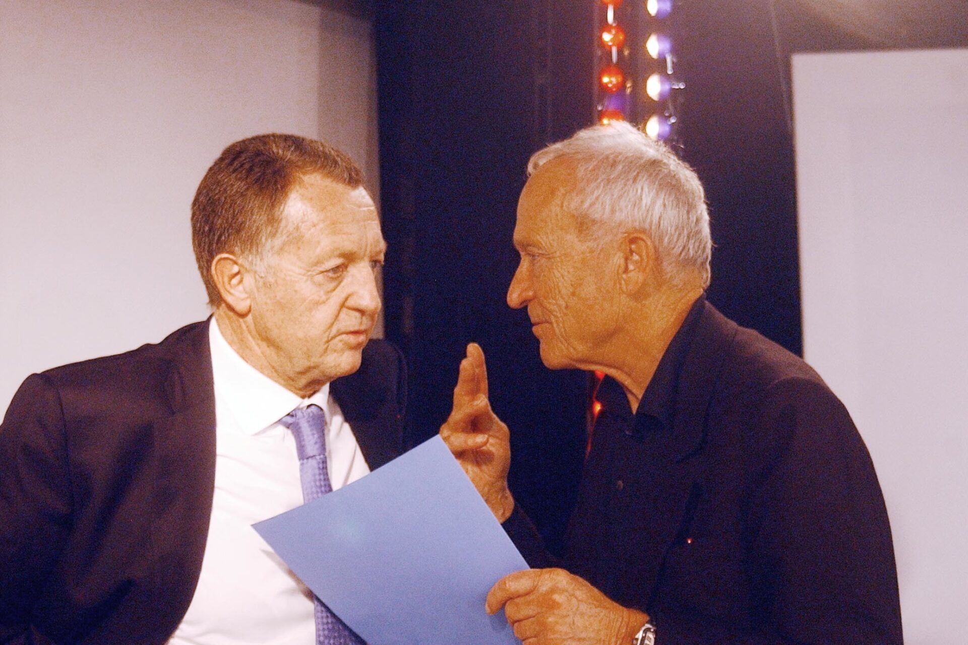 J&eacute;r&ocirc;me Seydoux (&agrave; droite) est &agrave; la t&ecirc;te de Path&eacute;, actionnaire de l'OL depuis 1999 (iconsport)