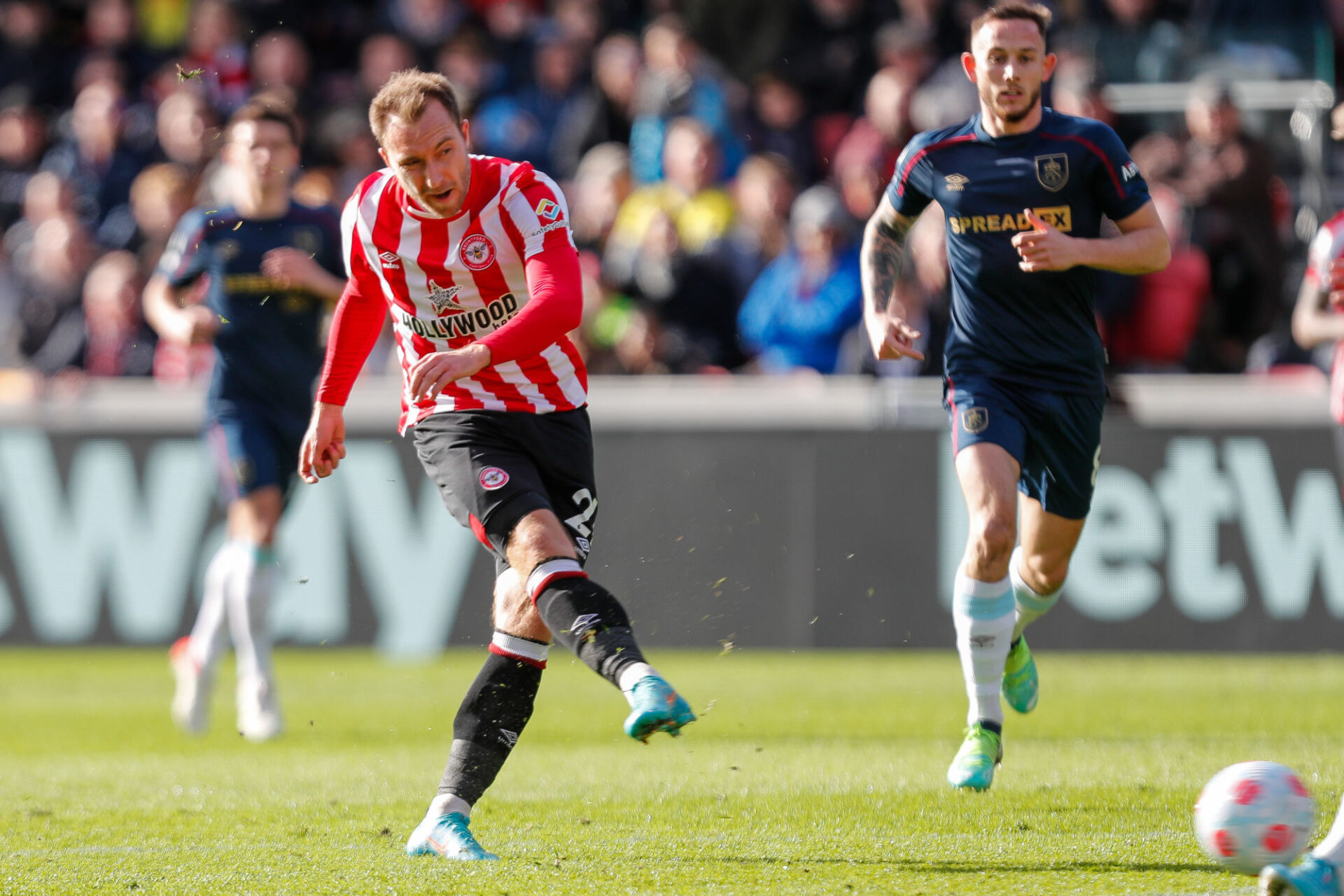 Christian Eriksen a joué trois matches de Premier League cette saison avec Brentford (iconsport) Christian Eriksen a joué trois matches de Premier League cette saison avec Brentford (iconsport)