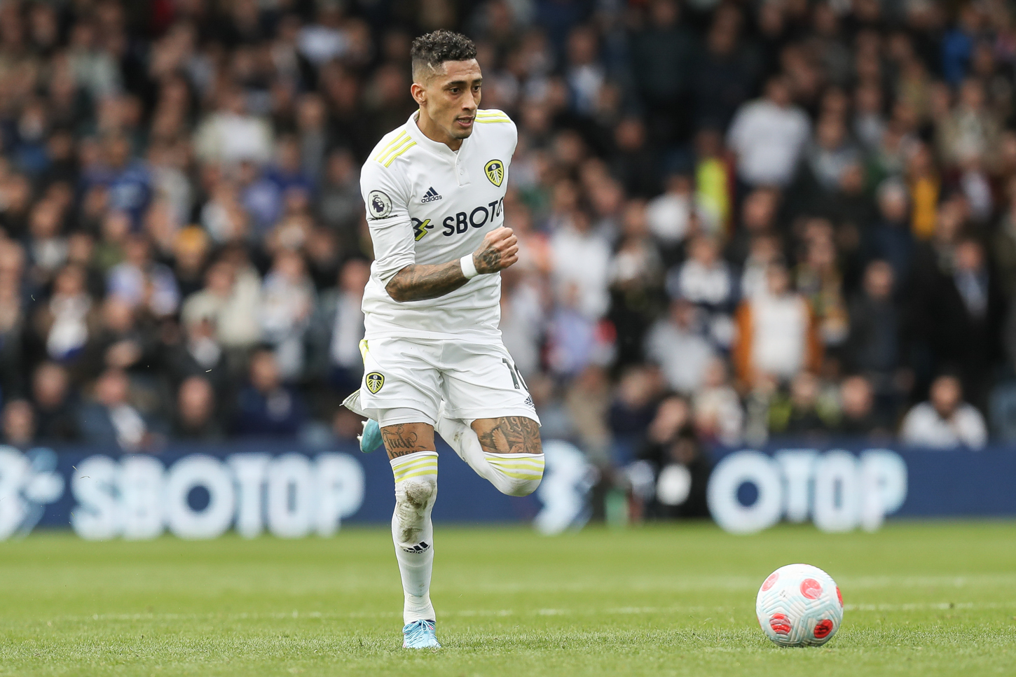 Raphinha, l'attaquant br&eacute;silien de Leeds / Icon sport