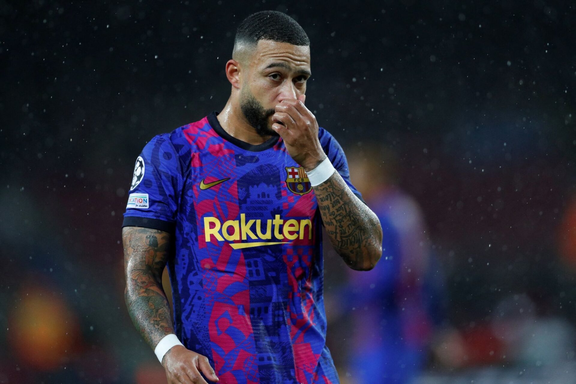 Depay vit une saison compliqu&eacute;e avec le Bar&ccedil;a / Icon Sport 