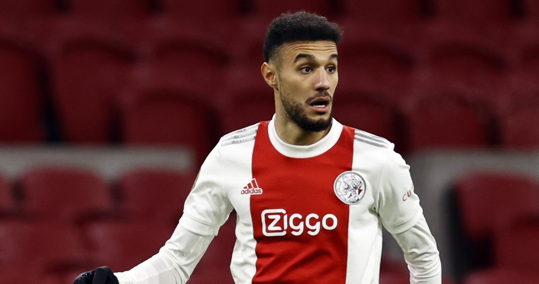 Noussair Mazraoui sous les couleurs de l'Ajax Amsterdam (Icon Sport)