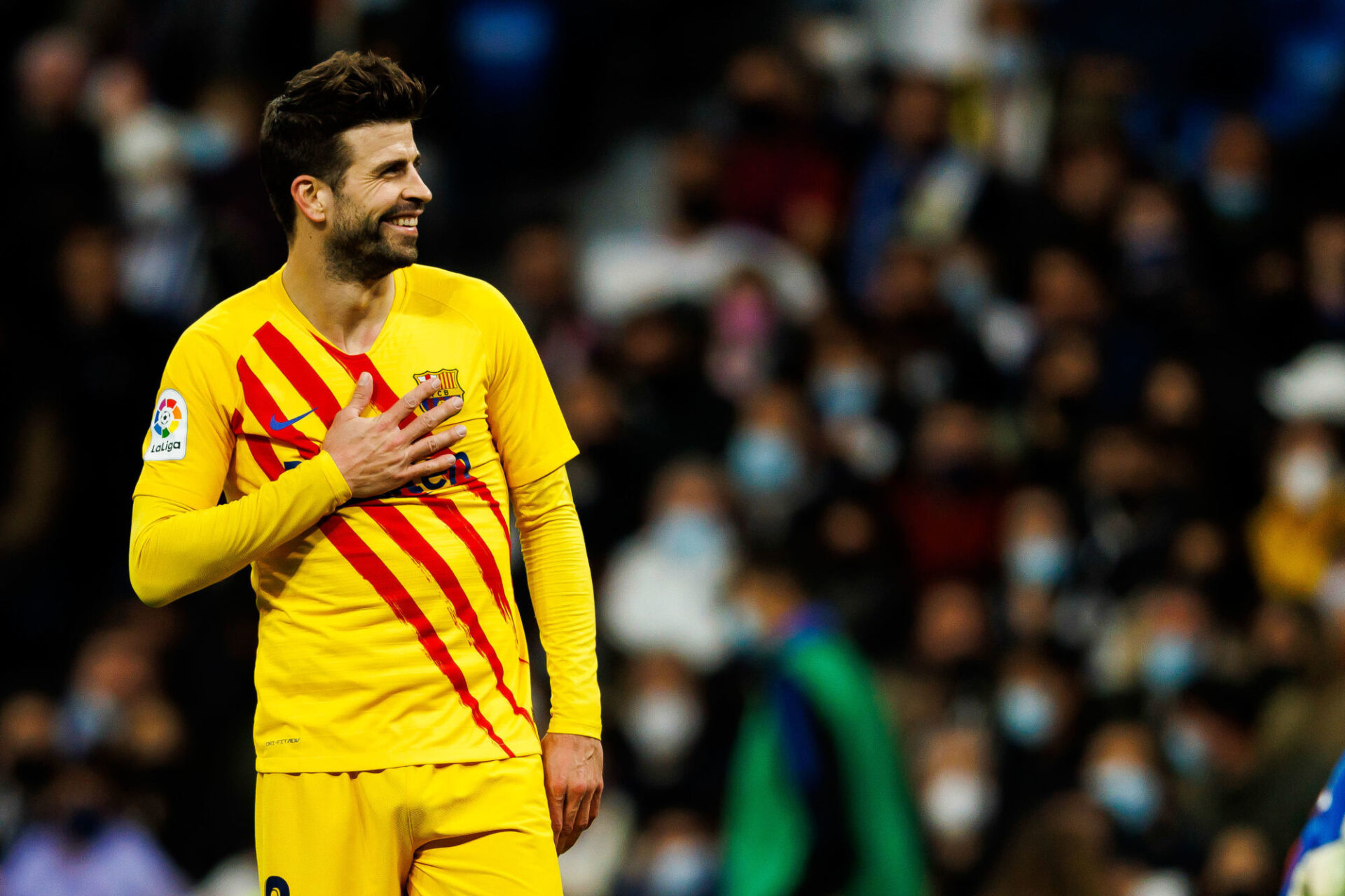 Gérard Piqué, sous les couleurs du Barça. Icon Sport Gérard Piqué, sous les couleurs du Barça. Icon Sport