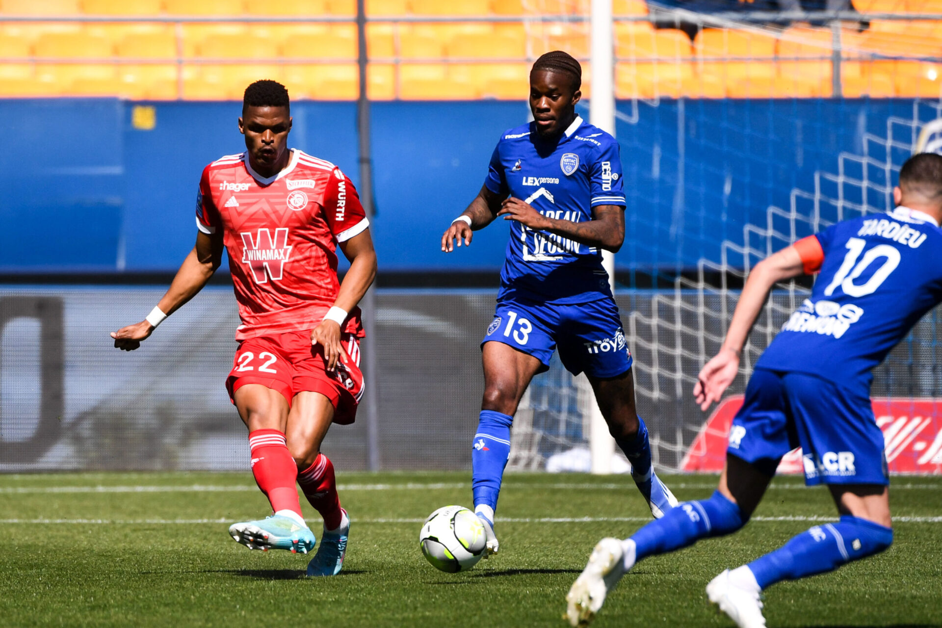 Strasbourg a &eacute;t&eacute; tenu en &eacute;chec par Troyes lors de la 32&egrave;me journ&eacute;e de Ligue 1. Icon Sport