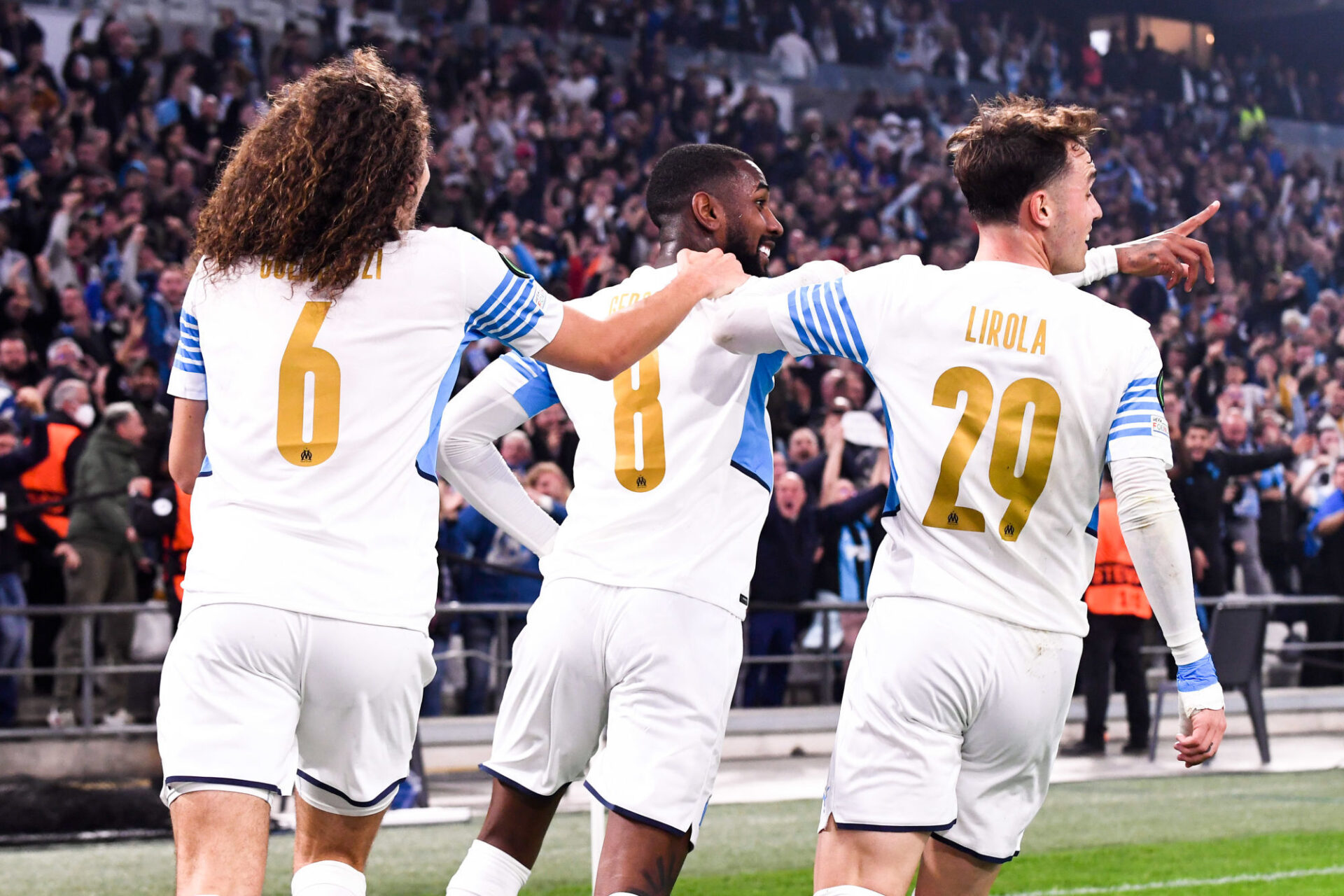 L'OM assure lors de la première manche face au PAOK. (Icon Sport) L'OM assure lors de la première manche face au PAOK. (Icon Sport)