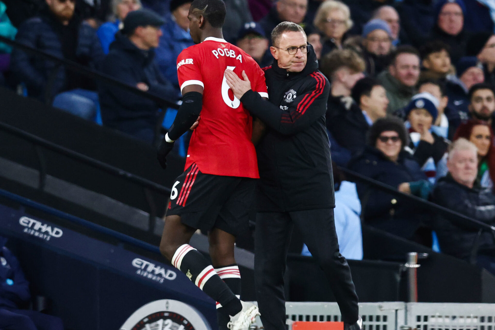 Ralf Rangnick a annoncé le très probable départ de Paul Pogba (iconsport) Ralf Rangnick a annoncé le très probable départ de Paul Pogba (iconsport)