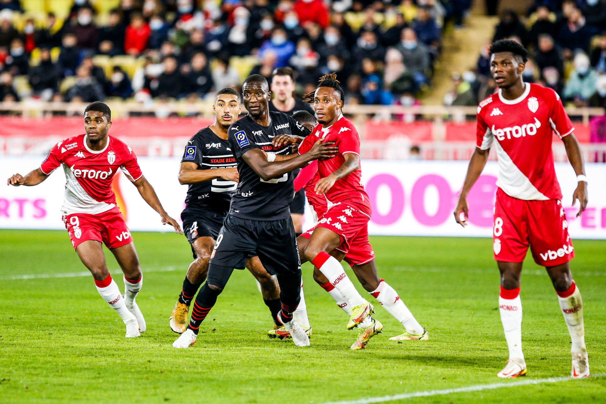 Le Stade Rennais reçoit l'AS Monaco.