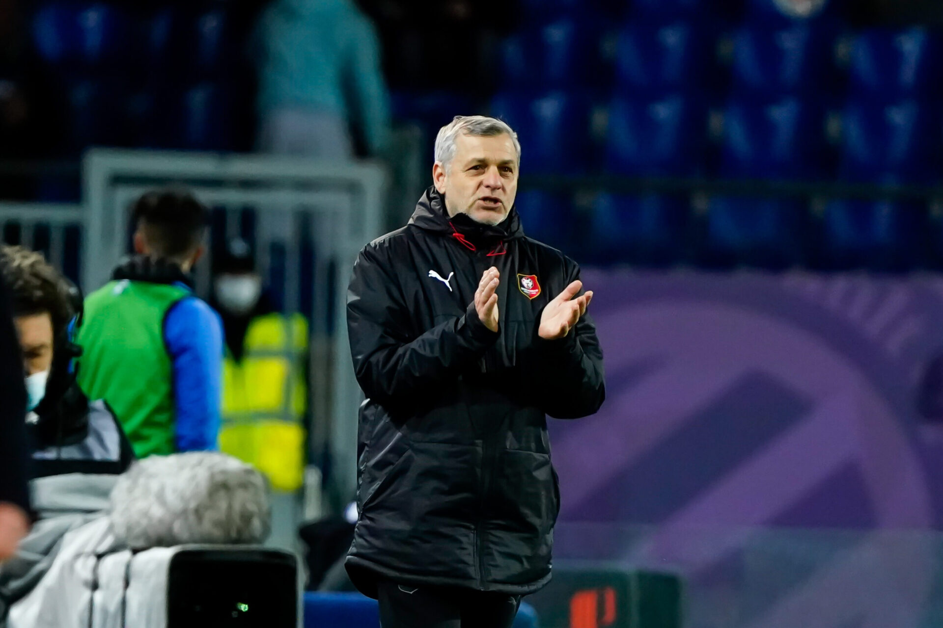 Bruno G&eacute;n&eacute;sio, entra&icirc;neur du Stade Rennais. (Icon Sport)