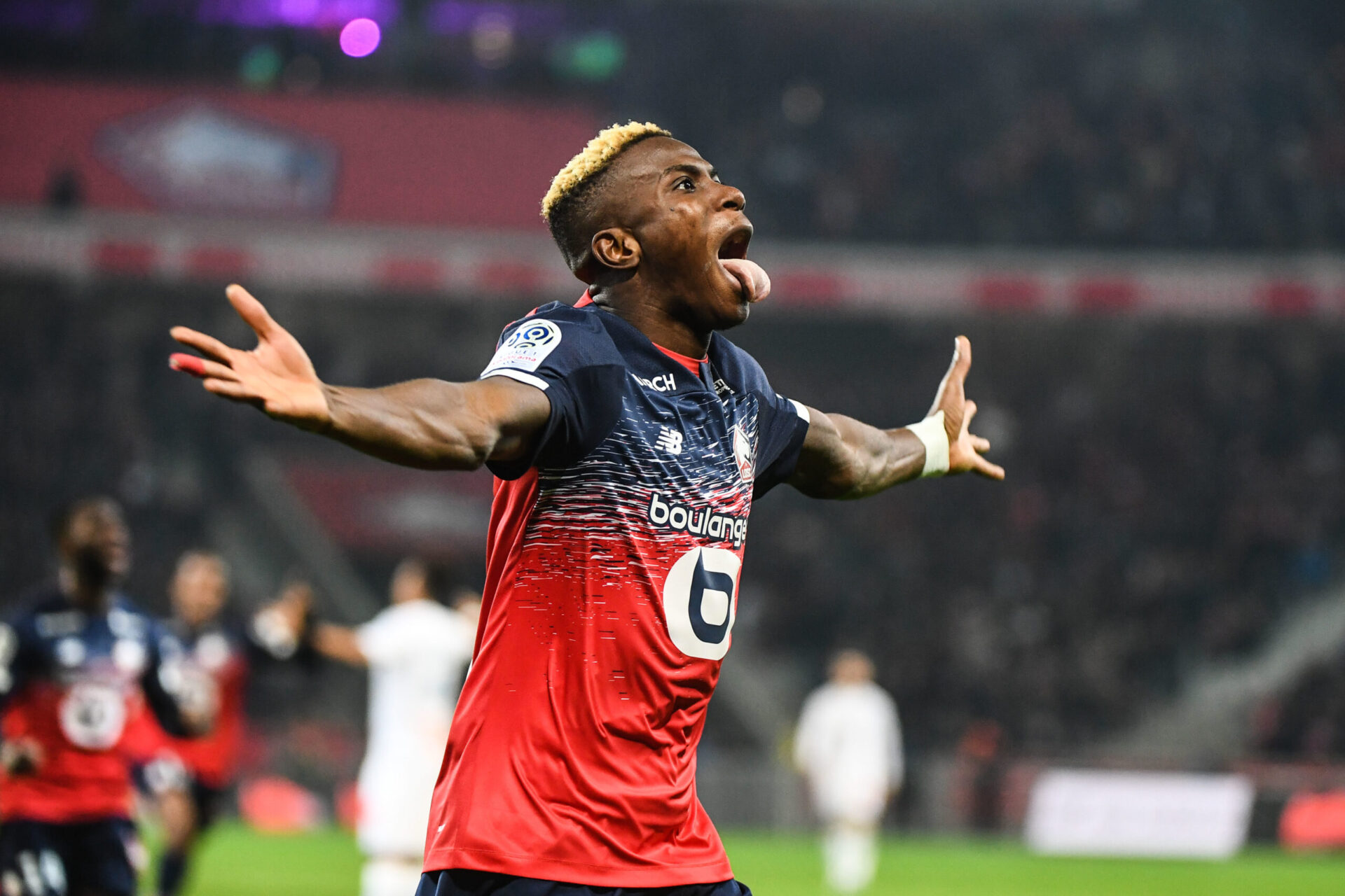 Victor Osimhen avait marqu&eacute; 18 buts en 38 matchs avec le LOSC. (Icon Sport)