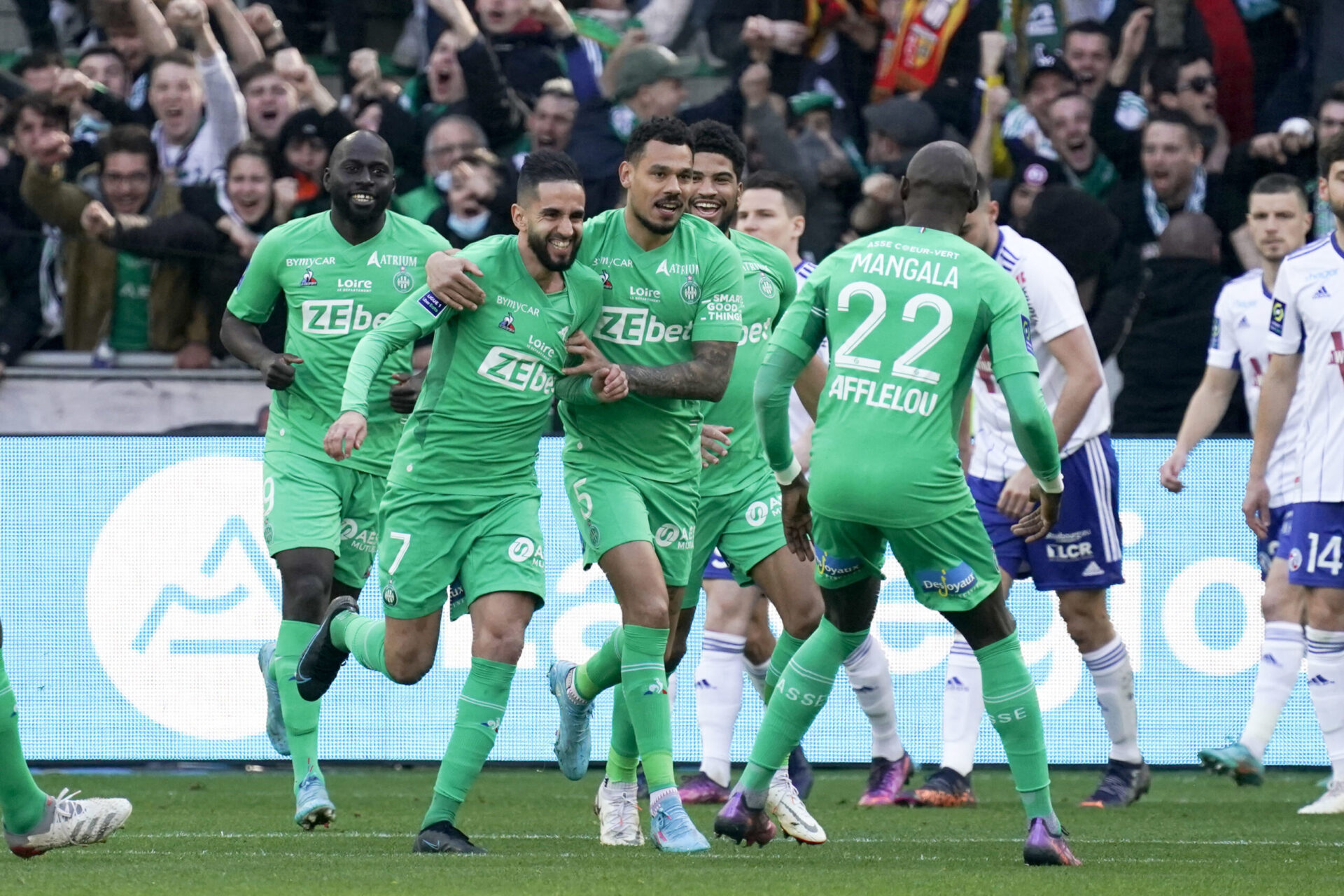 Les joueurs de l'AS Saint-Etienne (Icon Sport) Les joueurs de l'AS Saint-Etienne (Icon Sport)