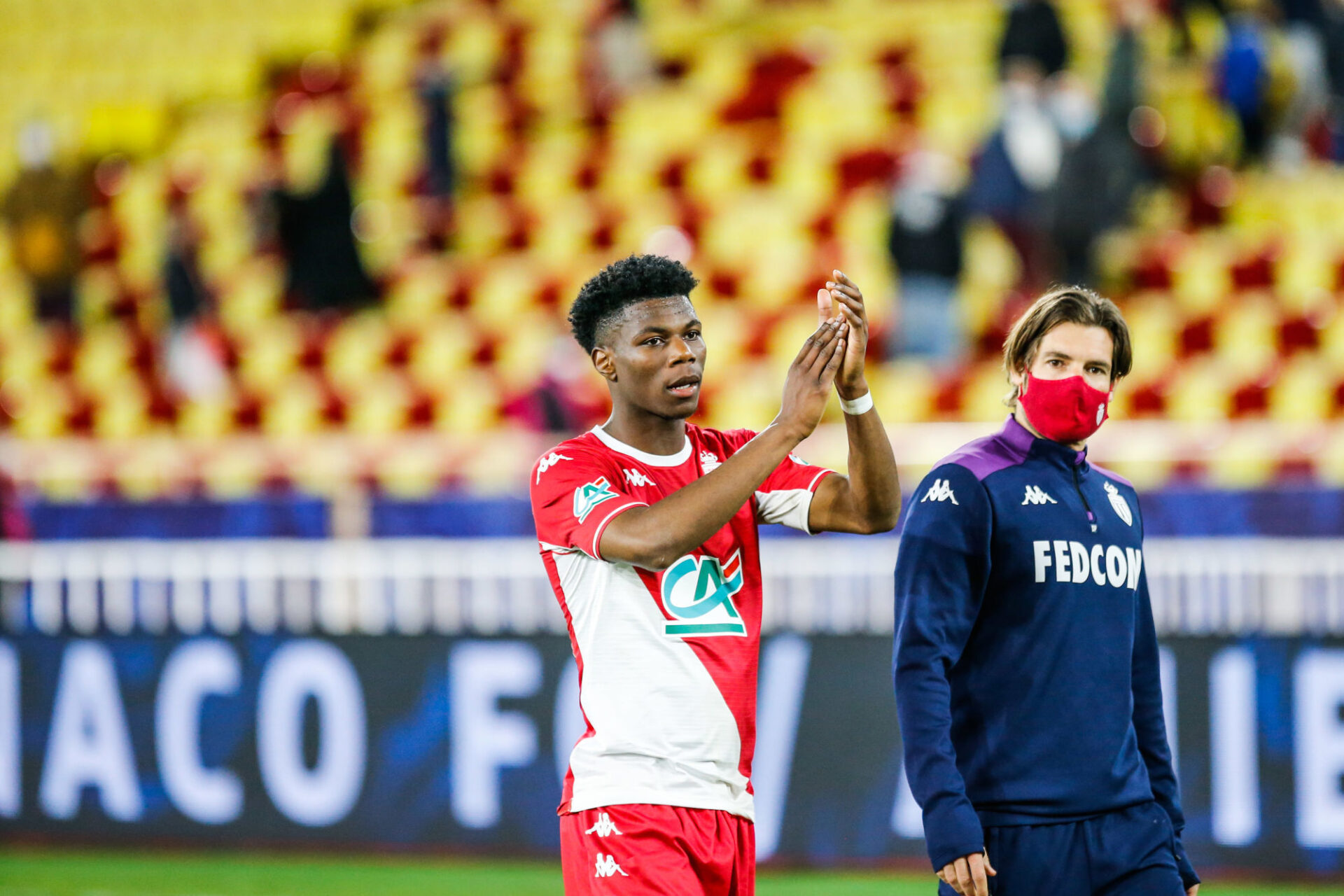Aur&eacute;lien Tchouam&eacute;ni et l'AS Monaco, c'est (s&ucirc;rement) bient&ocirc;t fini. (Icon Sport)