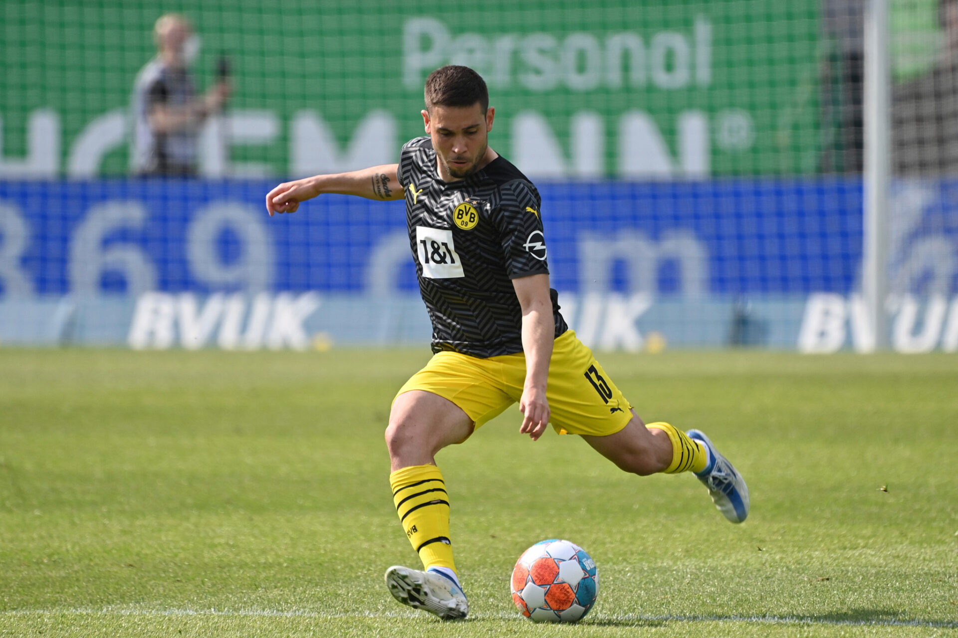 Rapha&euml;l Guerreiro, sous les couleurs du Borussia Dortmund. Icon Sport