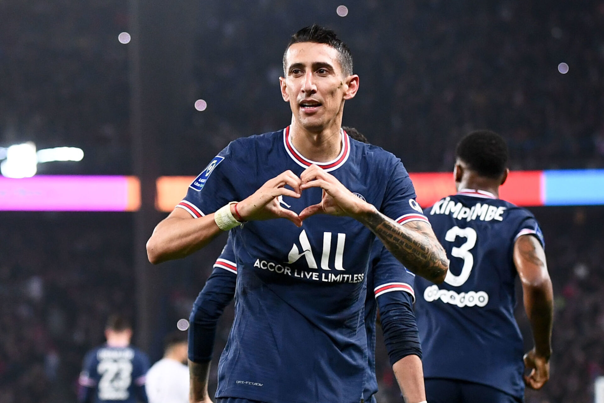 Di Maria, meilleur buteur de l'histoire du club jouait également son dernier match pour le PSG / Iconsport Di Maria, meilleur buteur de l'histoire du club jouait également son dernier match pour le PSG / Iconsport