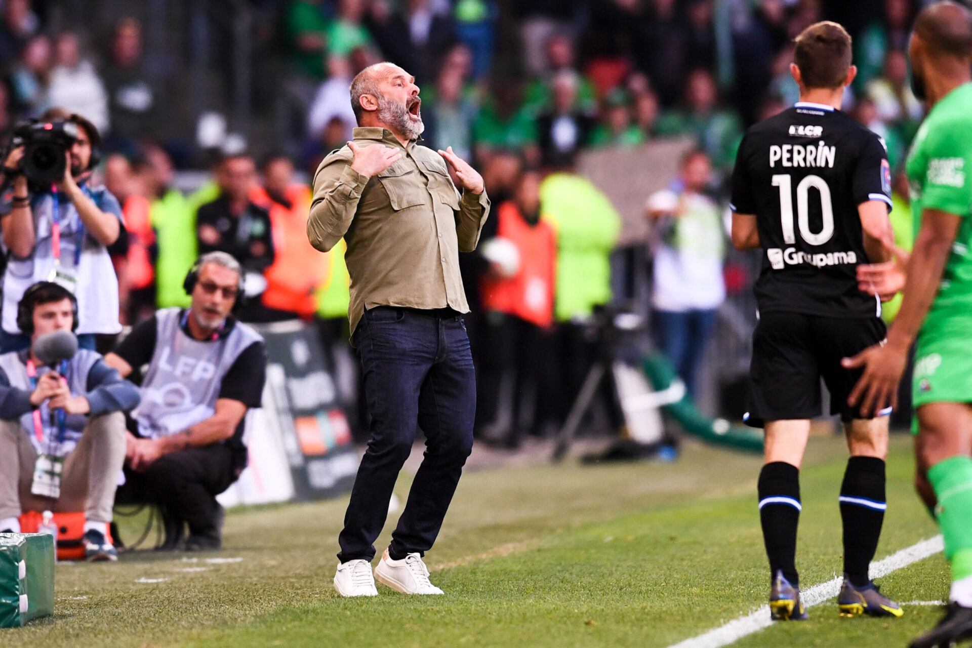 Pari manqu&eacute; pour Pascal Dupraz, qui n'a pas r&eacute;ussi &agrave; maintenir l'ASSE en Ligue 1. Icon Sport