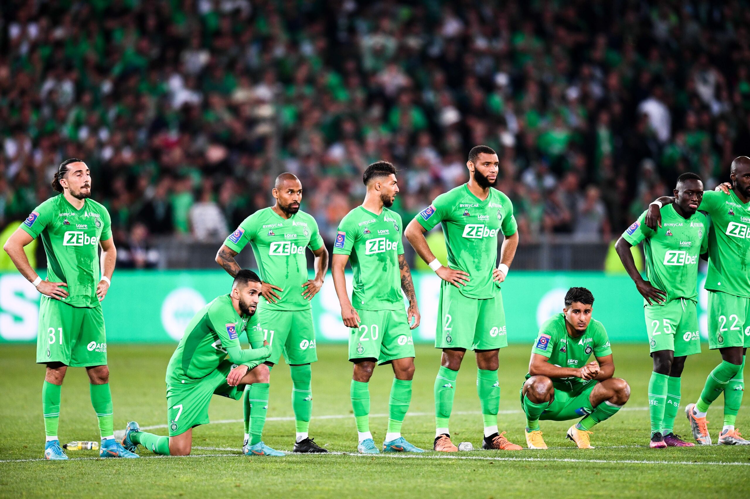 L'ASSE a manqué son ultime chance de maintien en Ligue 1 (Icon Sport)