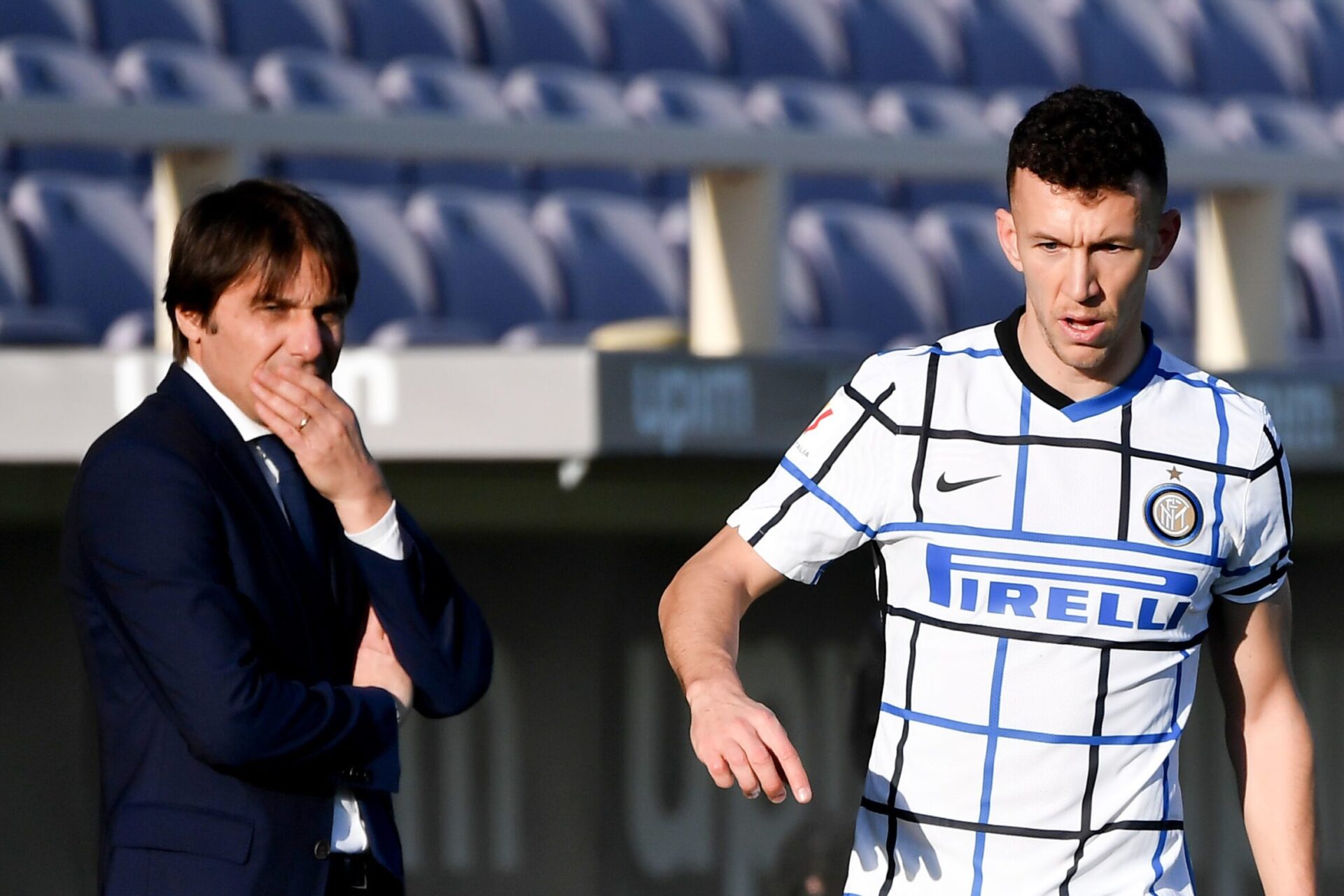 Après l'avoir dirigé à l'Inter, Conte voulait retrouver Perišić à Tottenham (iconsport) Après l'avoir dirigé à l'Inter, Conte voulait retrouver Perišić à Tottenham (iconsport)