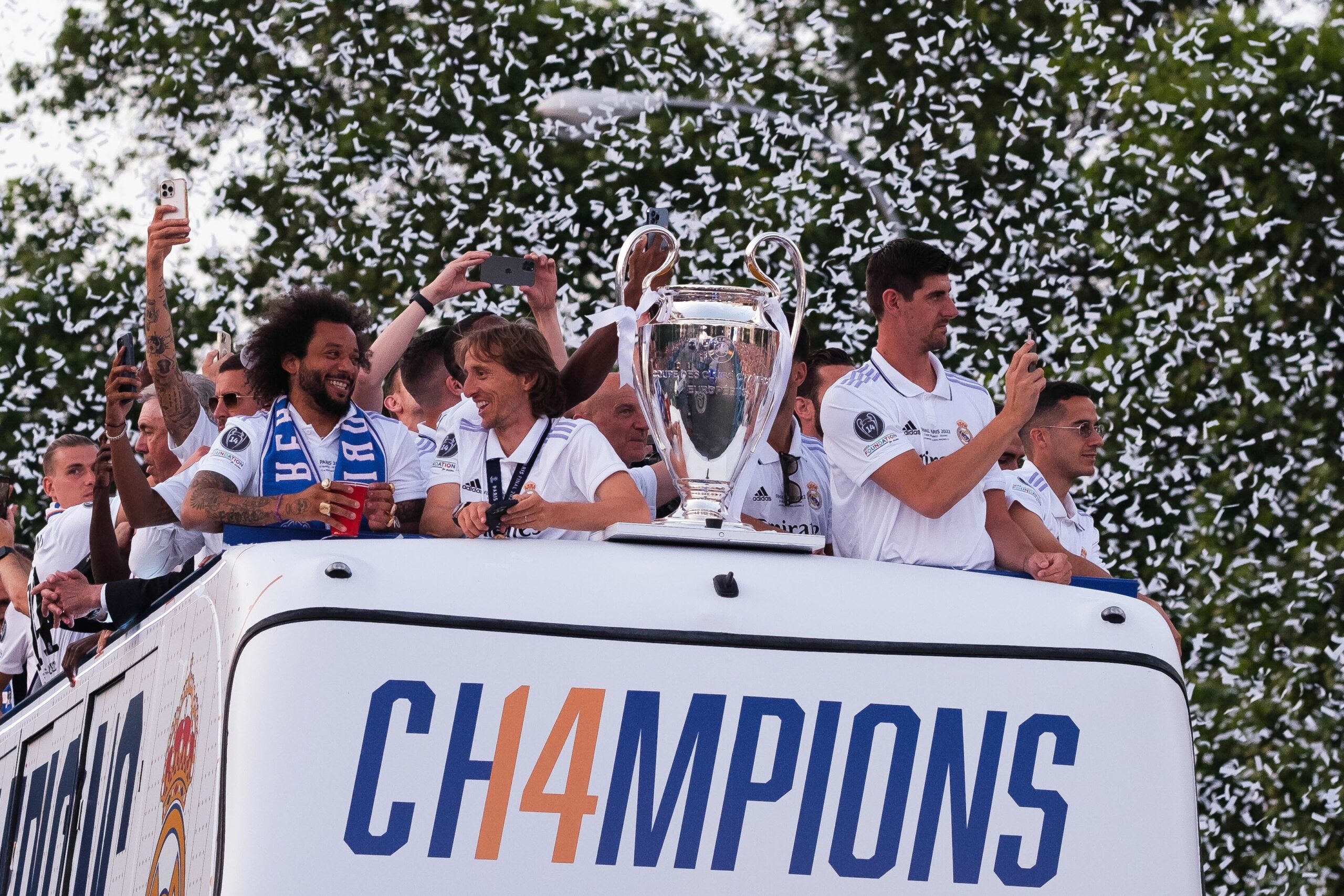 Le Real Madrid affronte Francfort en Supercoupe d'Europe. Icon Sport