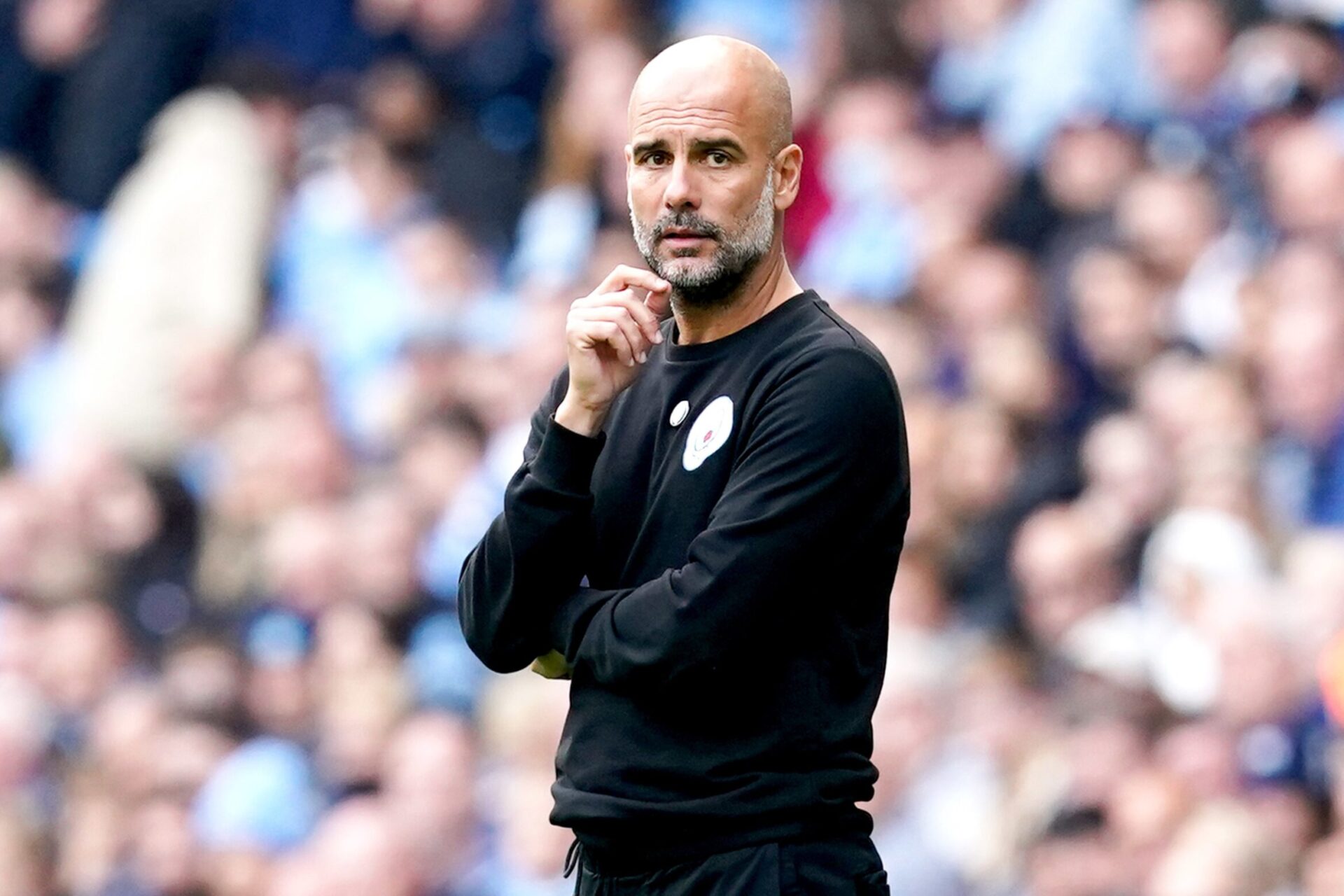 Pep Guardiola a souffert apr&egrave;s l'&eacute;limination de Manchester City (iconsport)