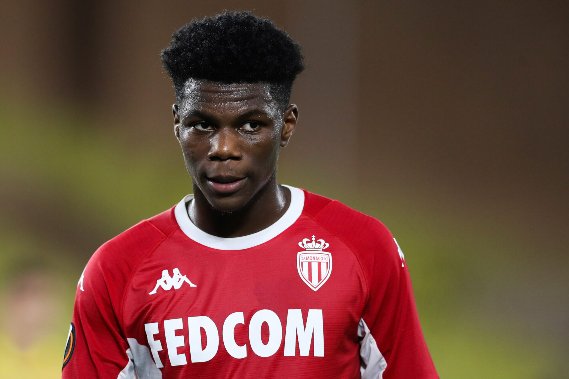 Aurélien Tchouaméni sous les couleurs de l'AS Monaco / Icon Sport Aurélien Tchouaméni sous les couleurs de l'AS Monaco / Icon Sport