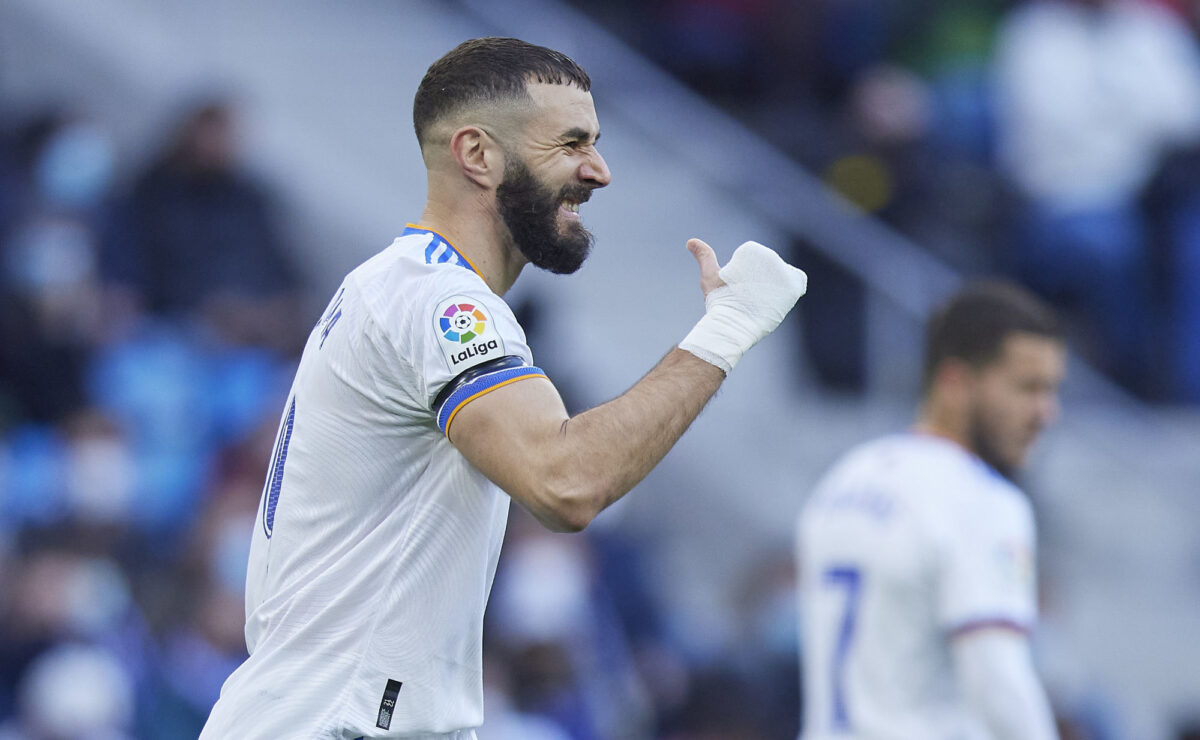 Karim Benzema, toujours aussi pr&eacute;cieux pour le Real Madrid (Icon Sport)