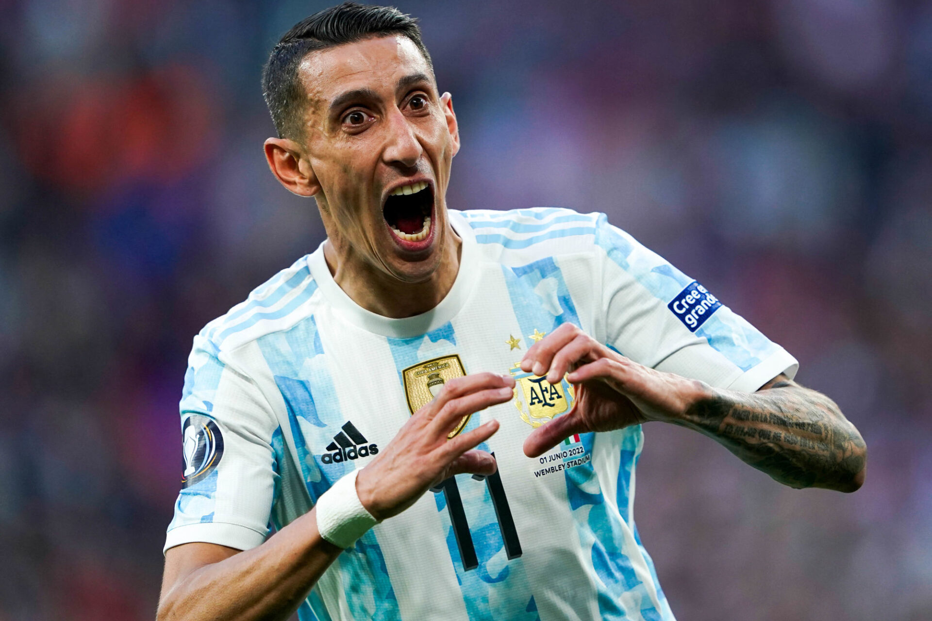 Angel Di Maria avec le maillot de l'Argentine (Icon Sport)