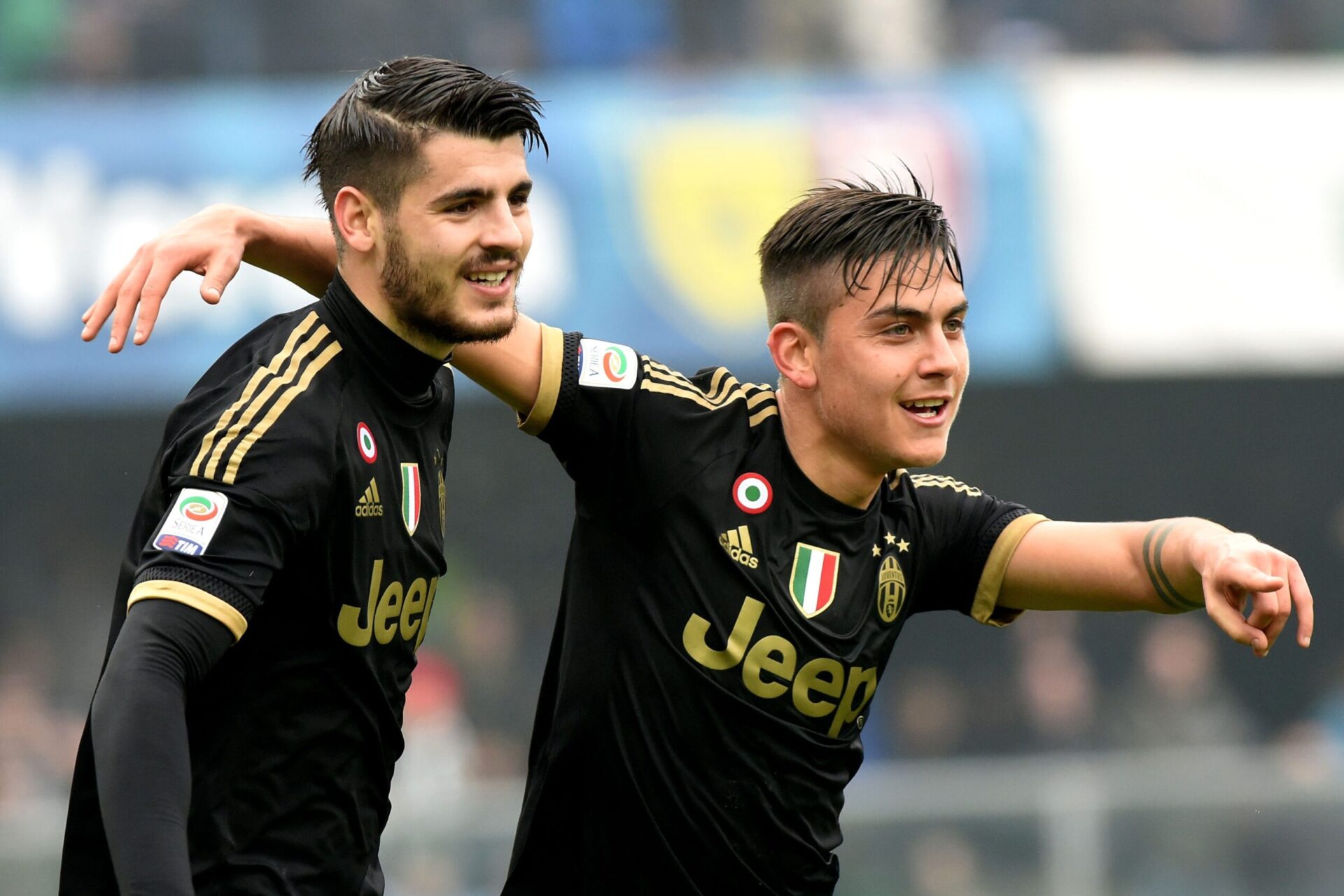 Alvaro Morata (&agrave; gauche) et Paulo Dybala quittent officiellement la Juventus Turin (Icon Sport)
