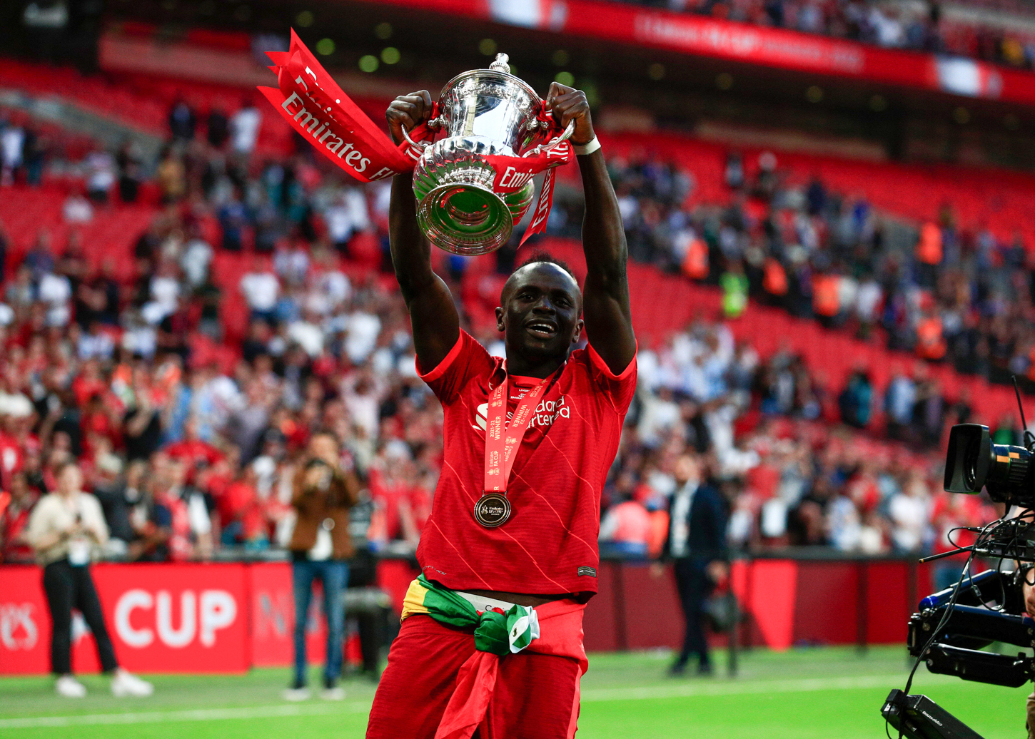 La FA Cup aura été le dernier trophée soulevé par Mané avec les Reds (Iconsport)