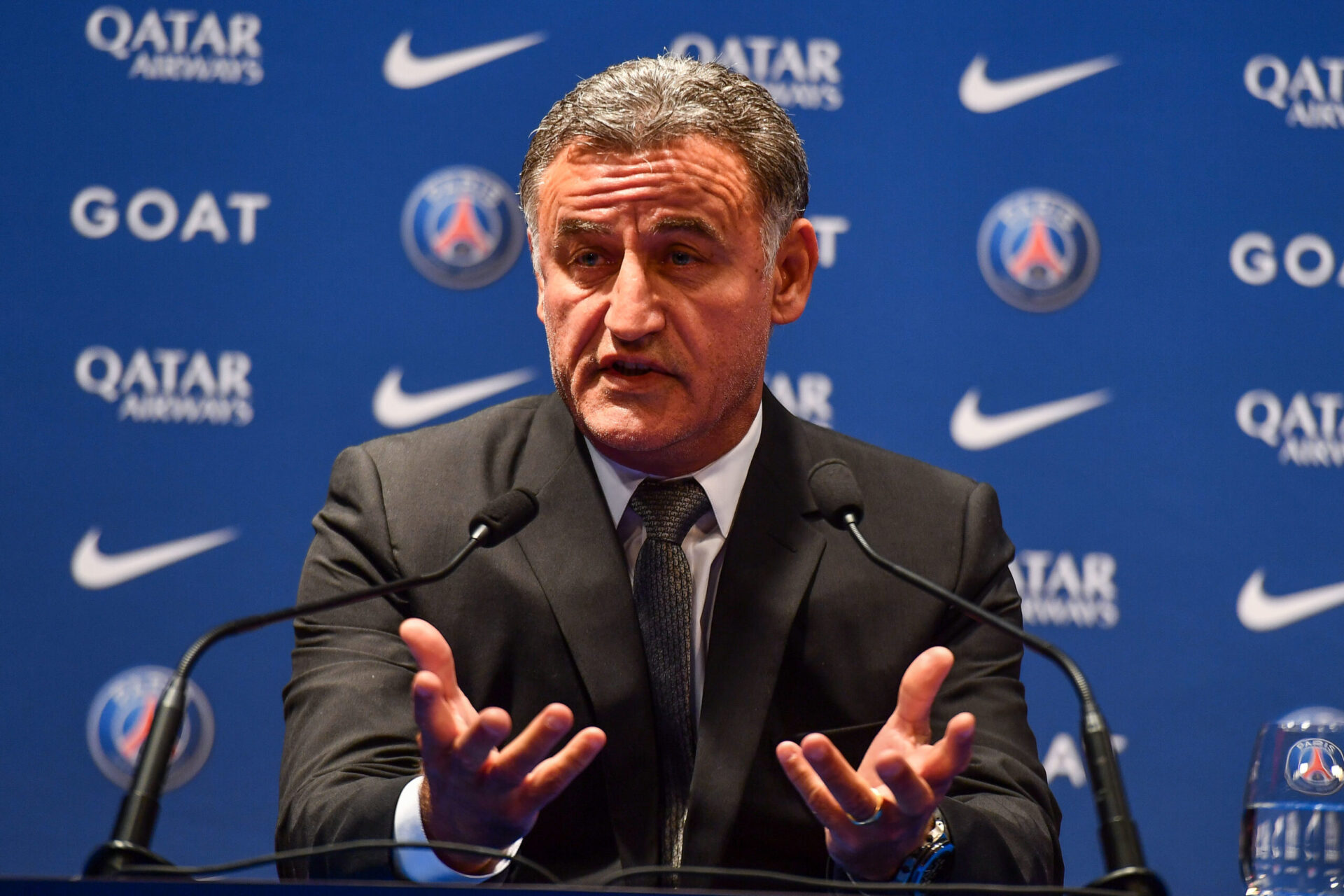 Christophe Galtier, le nouvel entra&icirc;neur du Paris Saint-Germain (Icon Sport)