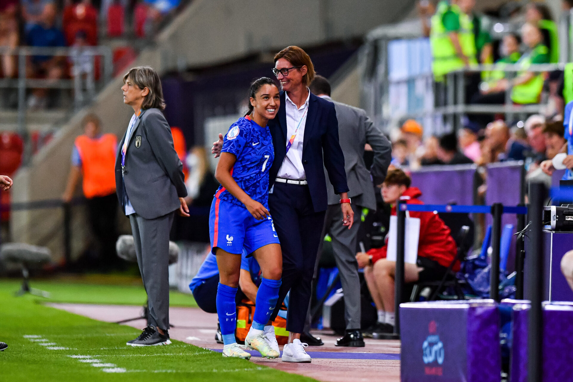 L'&eacute;quipe de France de Corinne Diacre a parfaitement d&eacute;but&eacute; son Euro. Icon Sport