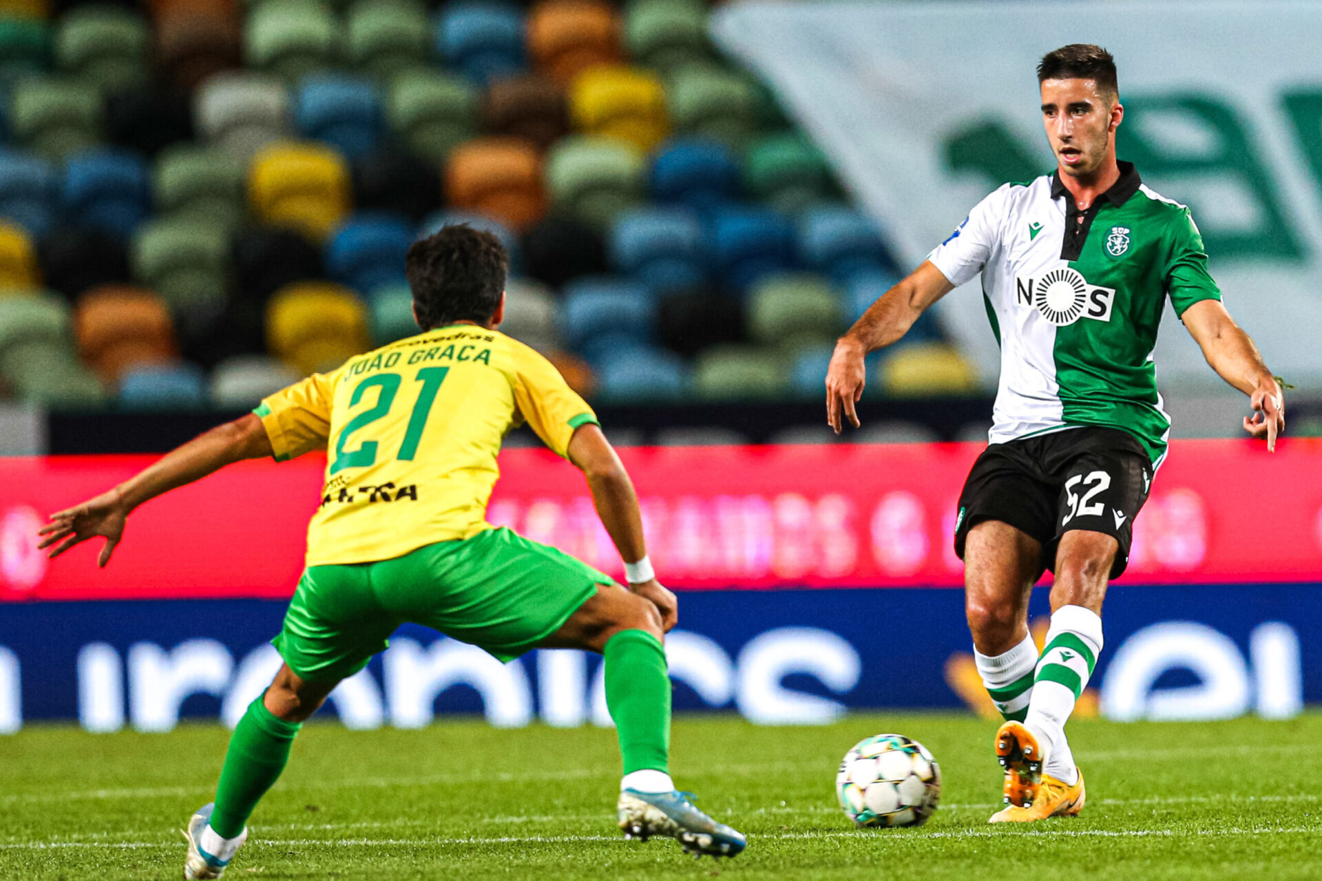 Gon&ccedil;alo Inacio (&agrave; droite) avec le Sporting (Icon Sport)